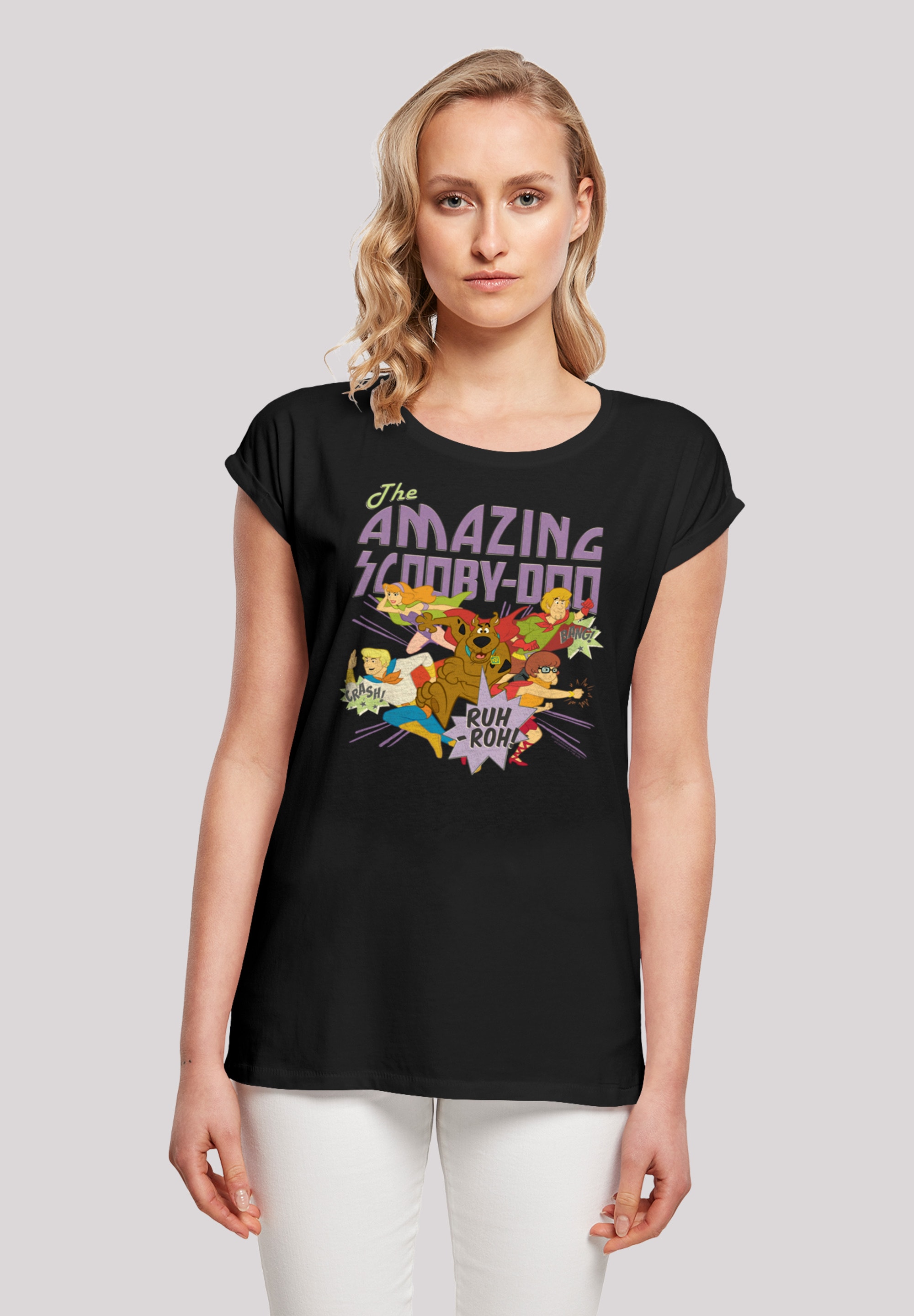 F4NT4STIC T-Shirt "Scooby Doo Zeichentrickserie The Amazing Scooby", Damen, günstig online kaufen