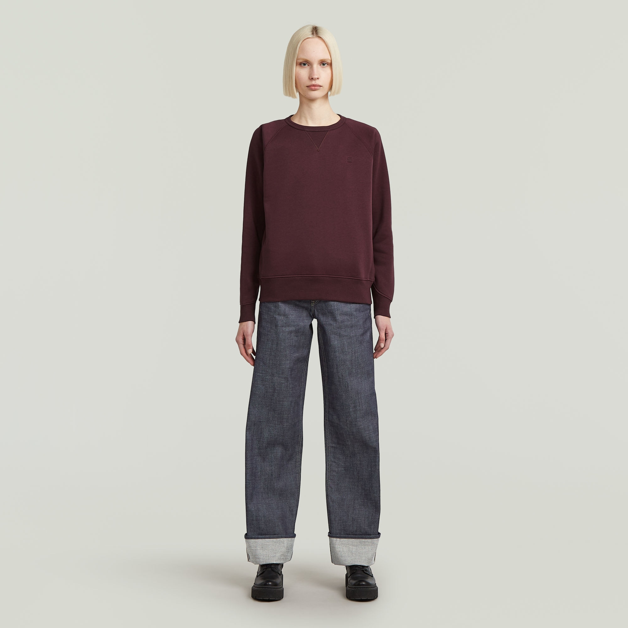 G-STAR Sweatshirt »Premium core 2.0«, mit Einsatz am Ausschnitt