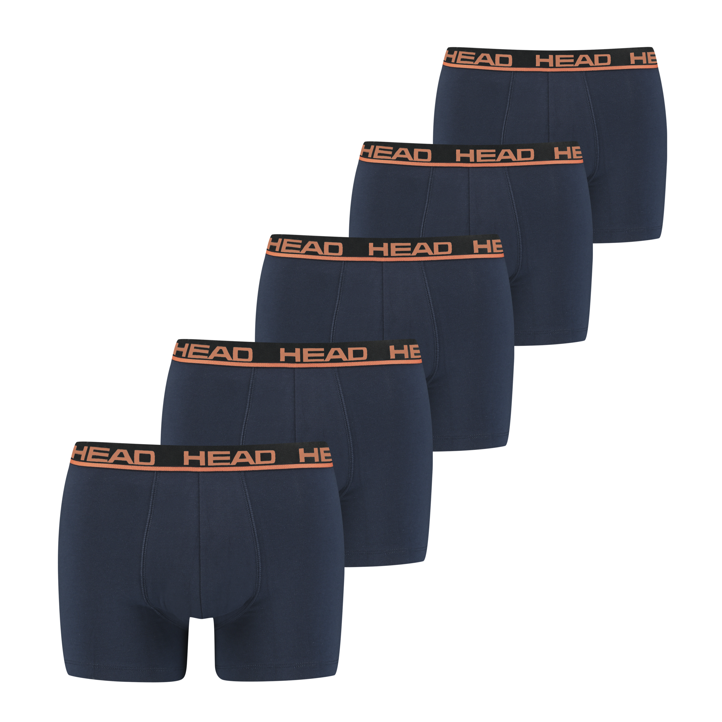 Head Boxershorts »HEAD BASIC BOXER 5P ECOM«, (5er Pack), mit elastischem Logobund