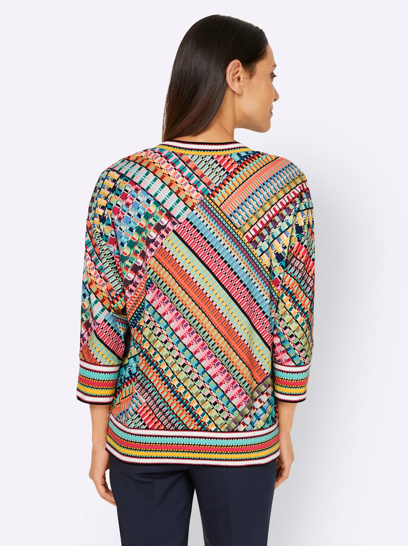 heine 3/4-Arm-Shirt »Druck-Shirt«, (1 tlg.)