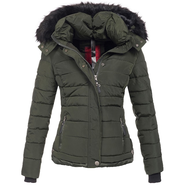 Navahoo Steppjacke »Chloe«, hochwertige Winterjacke mit abnehmbarer Kapuze  online bestellen | BAUR