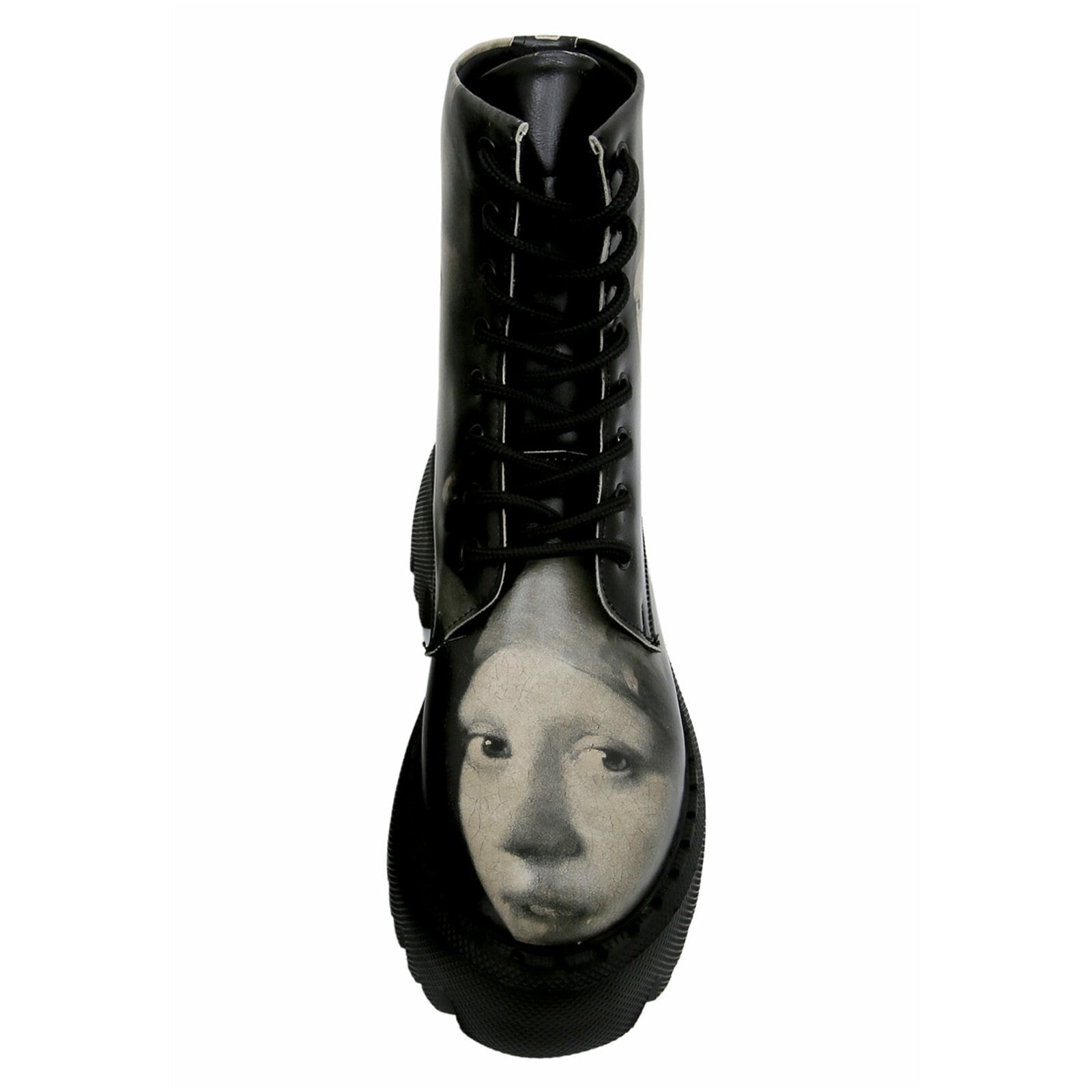 DOGO Chelseaboots »Girl with A Pearl Earring BW«, Vegan