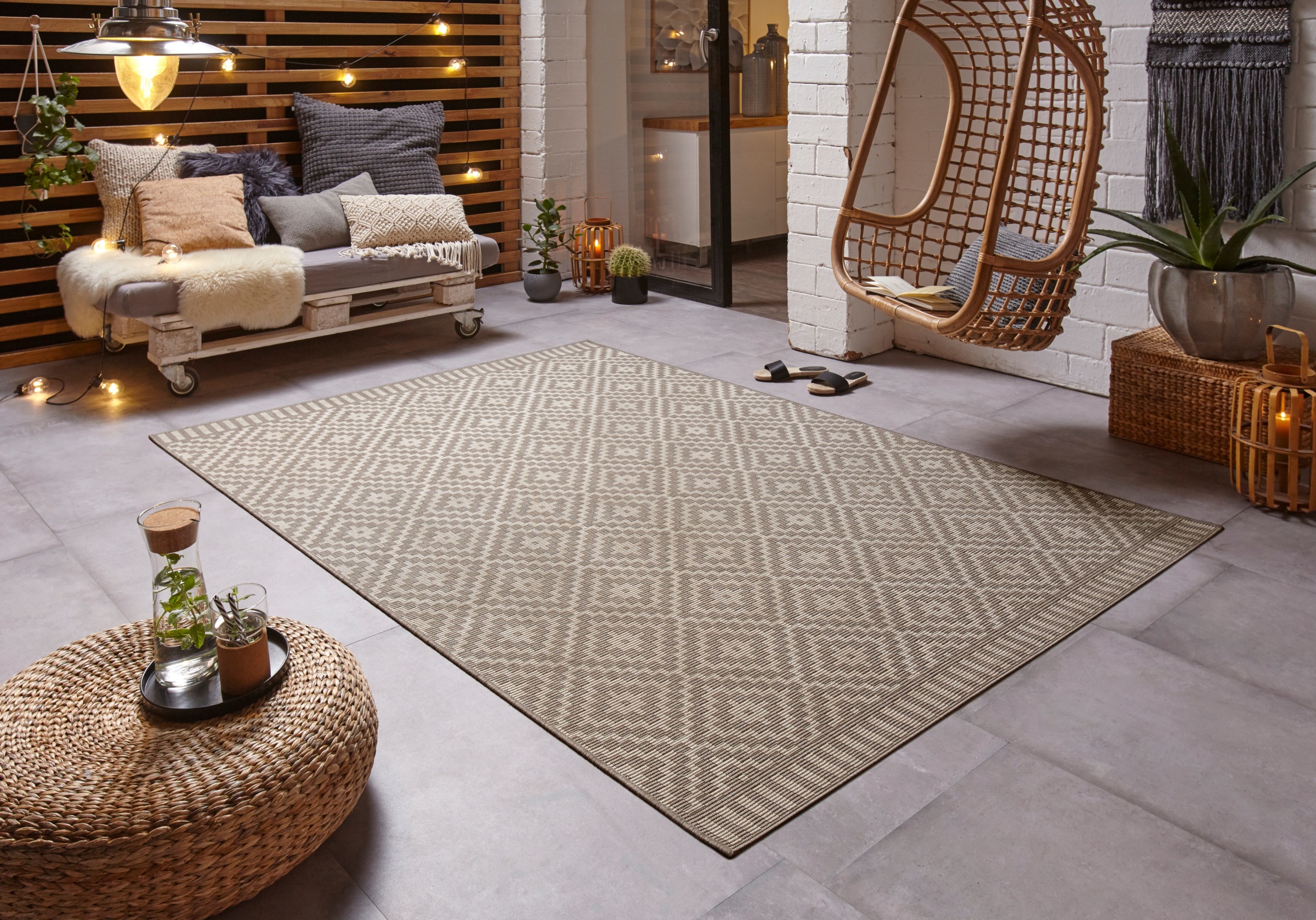 freundin Home Collection Teppich "Breeze" rechteckig 8 mm Höhe In-& Outdoor günstig online kaufen