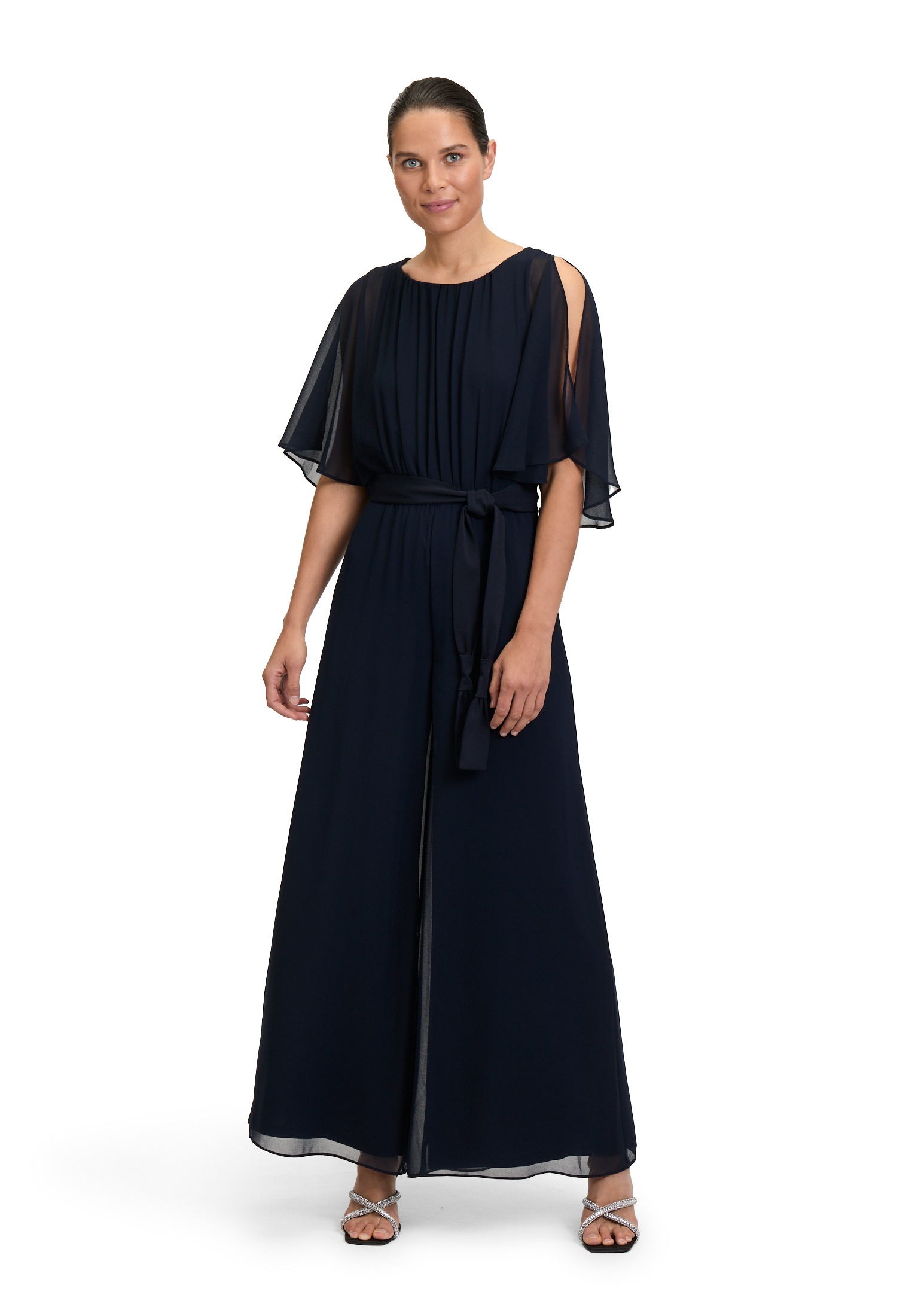 Vera Mont Overall "Vera Mont Jumpsuit mit Bindegürtel", (1 tlg.), Design günstig online kaufen