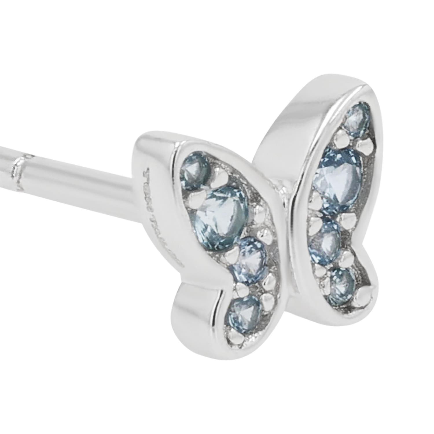 TOM TAILOR Paar Ohrstecker »Schmuck Geschenk Silber 925 Schmetterling« mit Zirkonia (synth.)