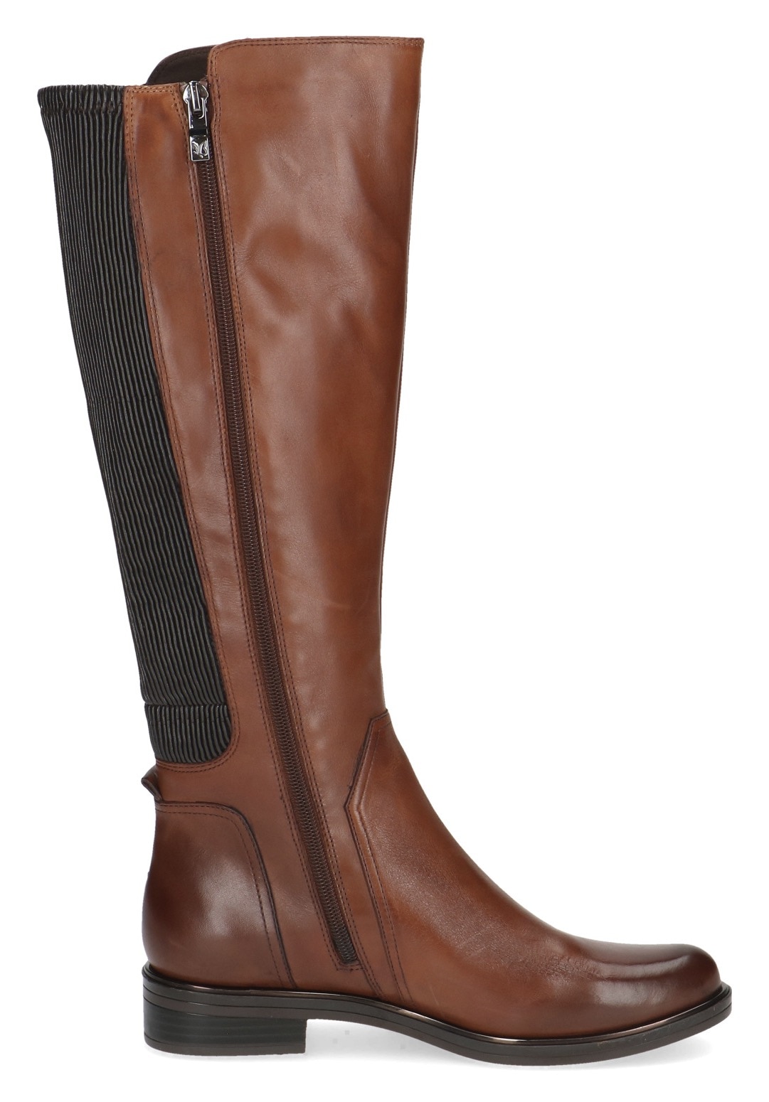 Caprice Stiefel, Blockabsatz, Langschäfter, Businessstiefel in bequemer Weite