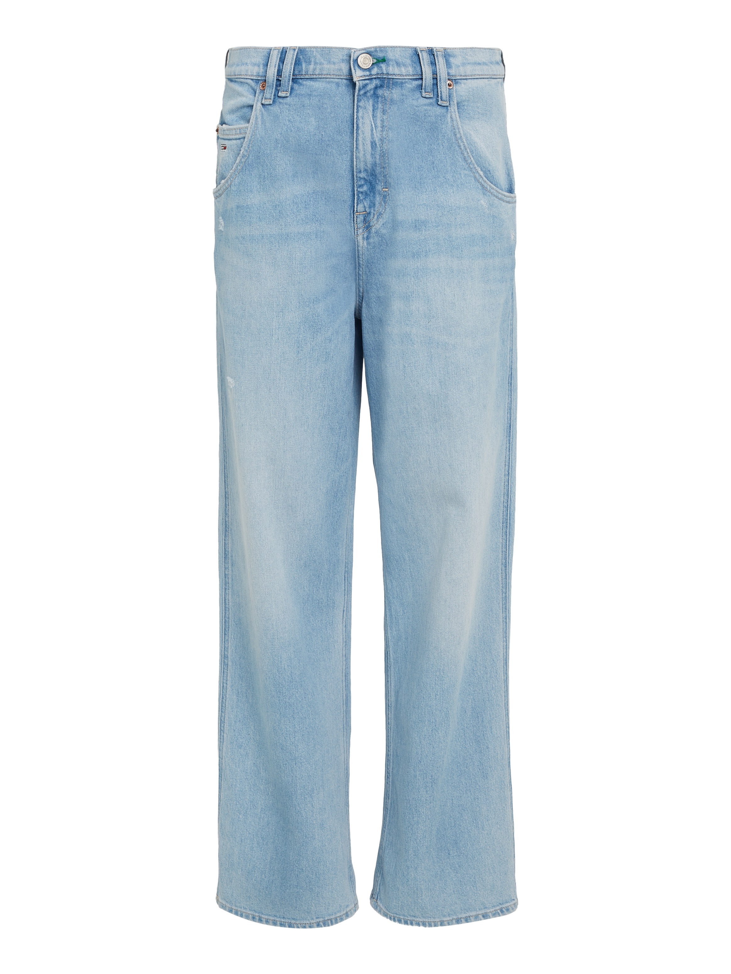 Tommy Jeans Weite Jeans »DAISY JEAN LW BGY BH6110«, mit Logostickerei