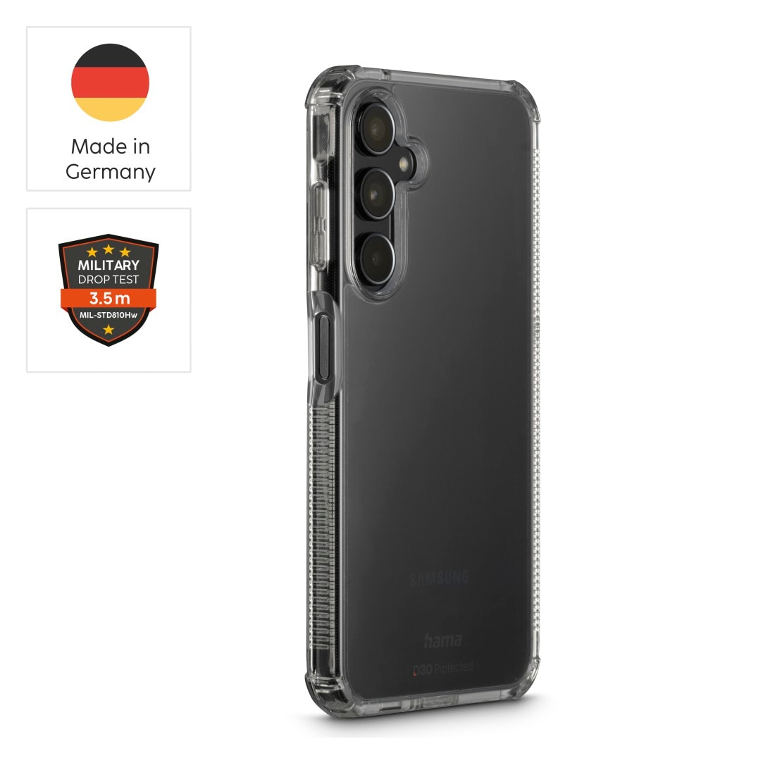 Hama Handyhülle »Handyhülle „Extreme Protect“ für Galaxy A16 (stoßfest, sturzsicher)«, Samsung Galaxy A16/A16 5G, ohne schnelles Vergilben