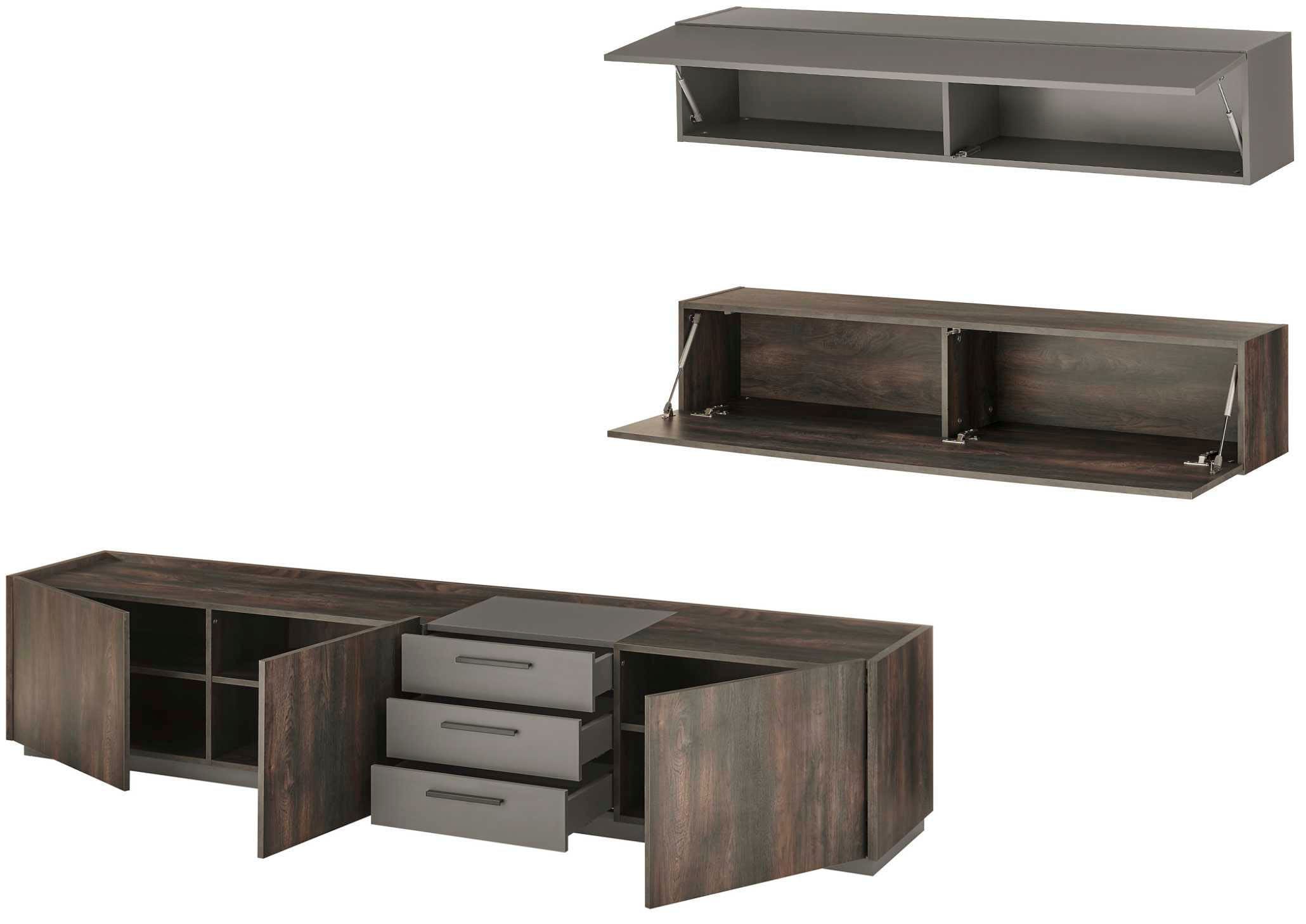 INOSIGN Schrank-Set »LARGO«, (Set, 3 St.), mit Soft-Close und Push to open-Funktion