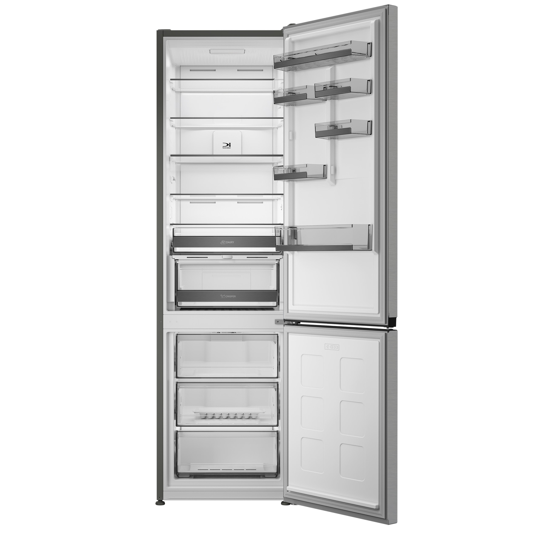 BAUKNECHT Kühl-/Gefrierkombination »KGN ECO 201AM IN« 203,5 cm hoch 59,5 cm breit FreshShield