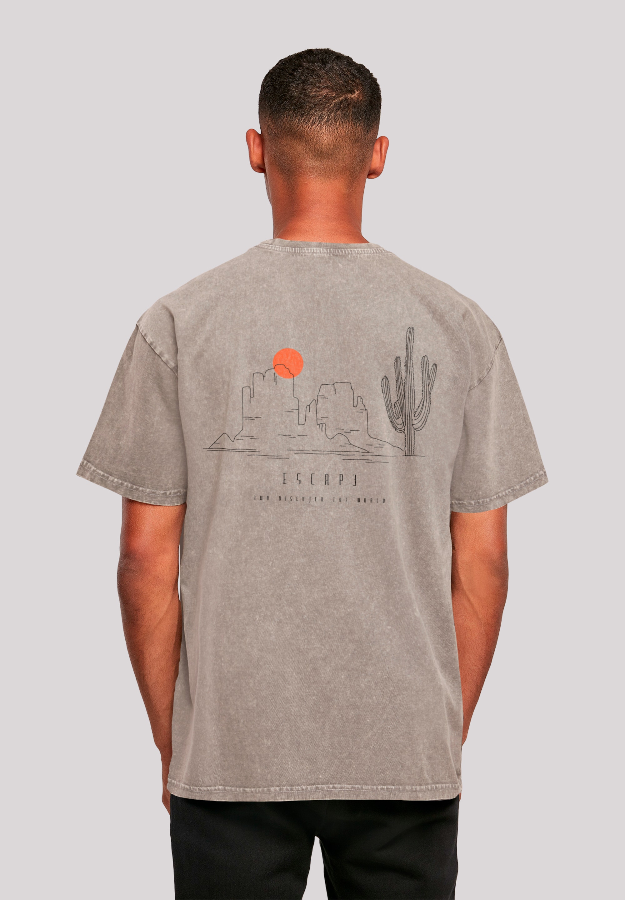 F4NT4STIC T-Shirt "Oversize Escape Discover the World Savannah", Discover t günstig online kaufen