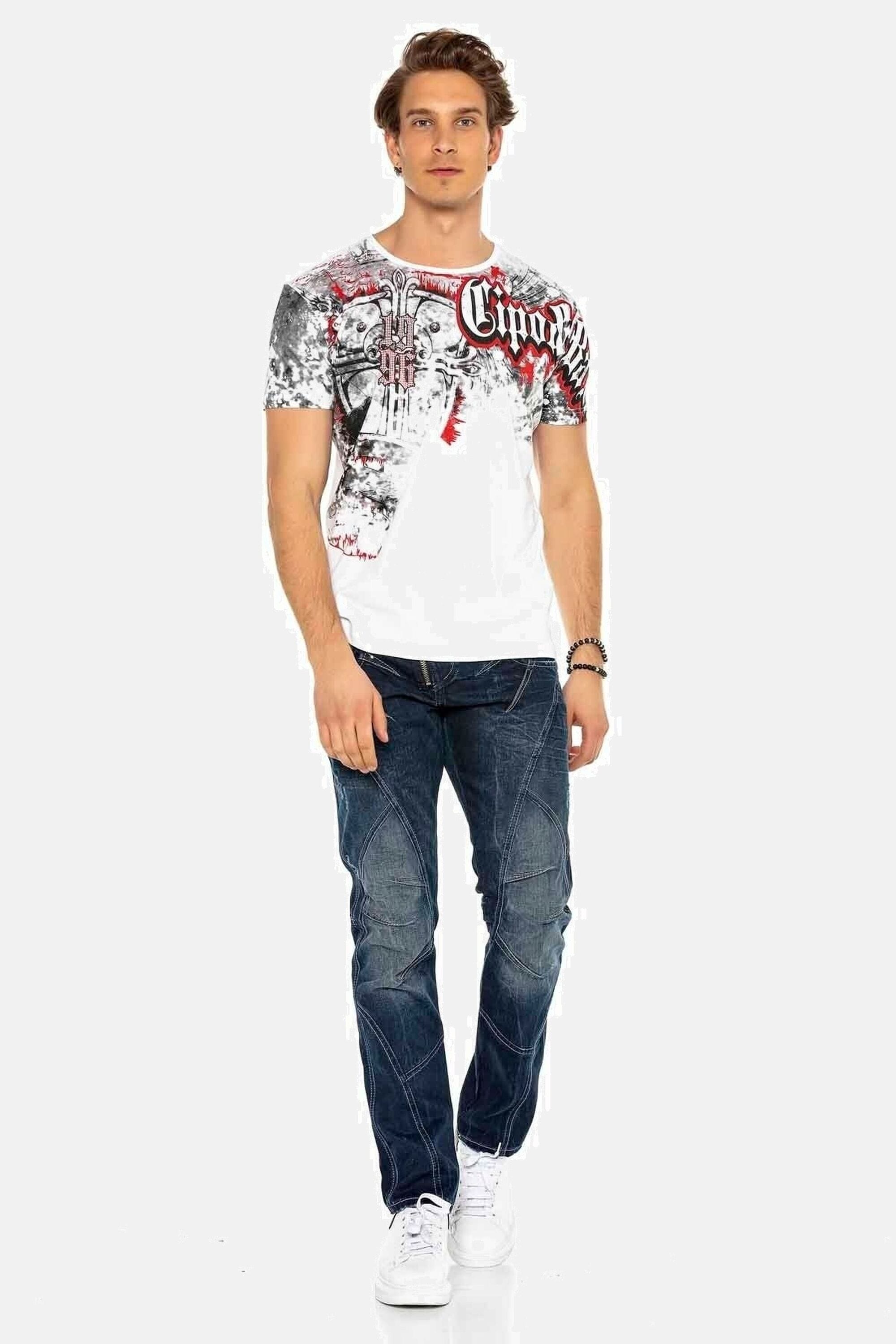 Cipo & Baxx Straight-Jeans »Jeans«, Jeans in Straight Fit, C-0768
