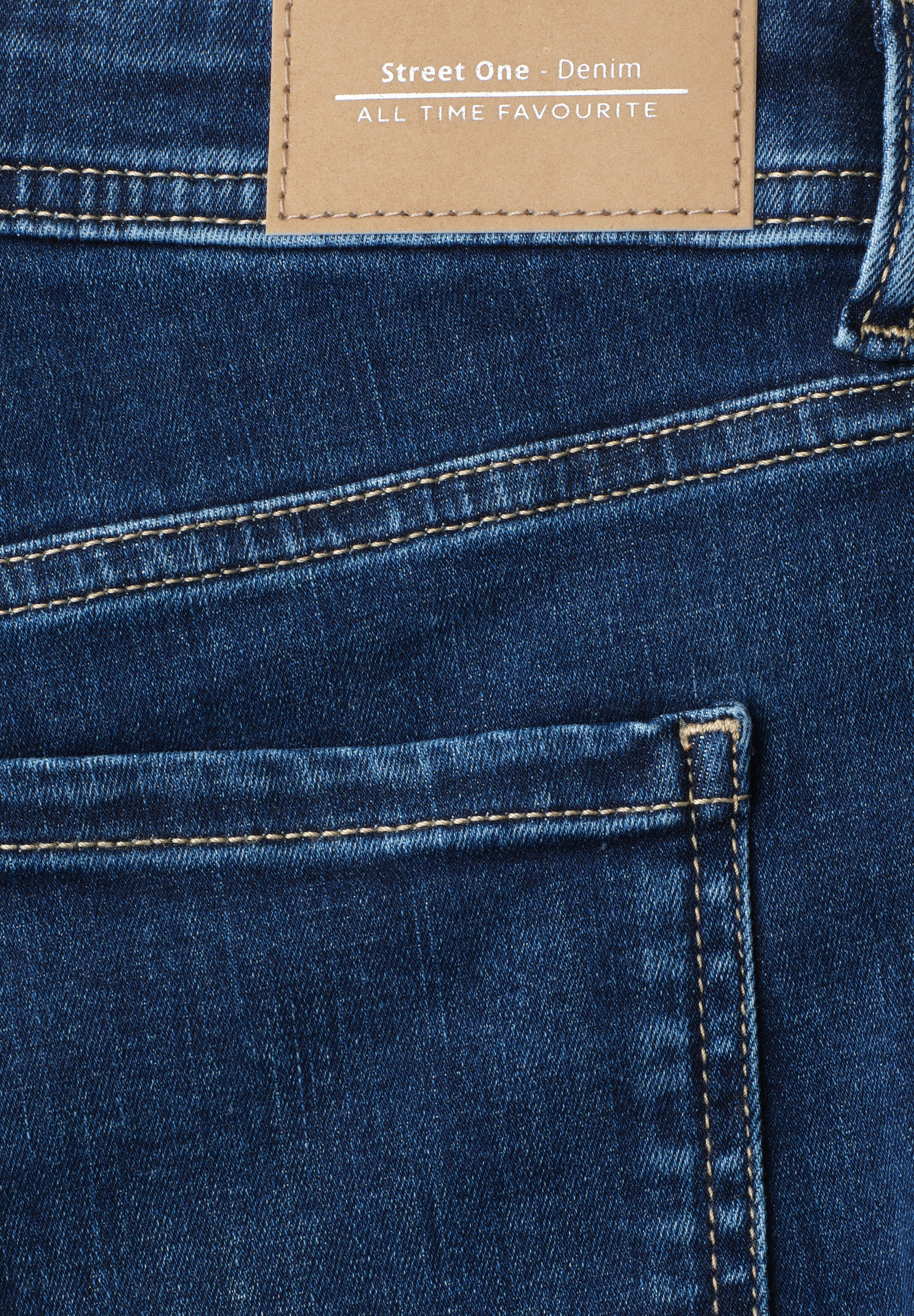 STREET ONE Comfort-fit-Jeans aus Baumwolle mit Stretchanteil