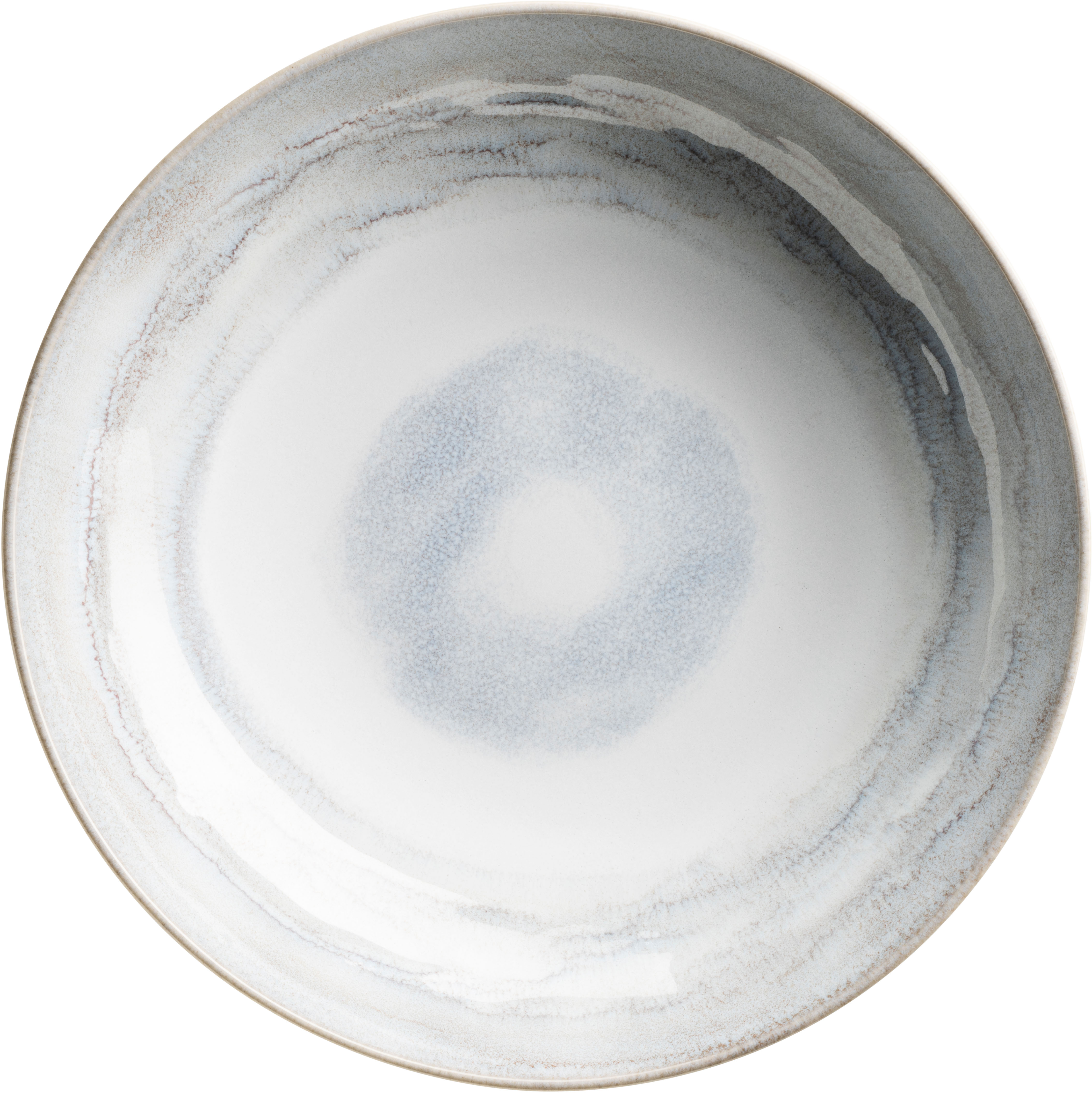 Thumbnail - gipfelstück Suppenteller "Tiefer See" Scandi-Style, glänzende Reaktivglasur, jedes Stück ein Unikat