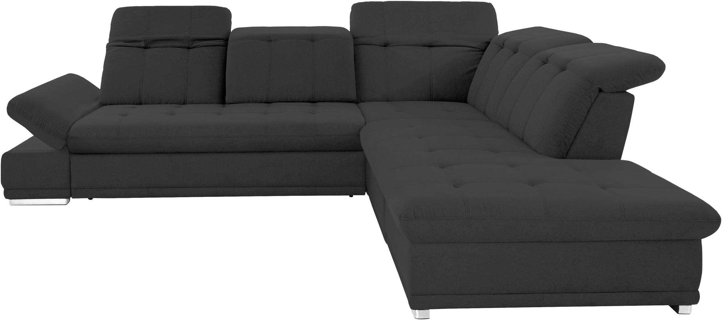 COTTA Ecksofa »Holiday L-Form mit Sitztiefen-, Armteil- und Kopfteilverstellung«, wahlweise mit Bettfunktion & Bettkasten