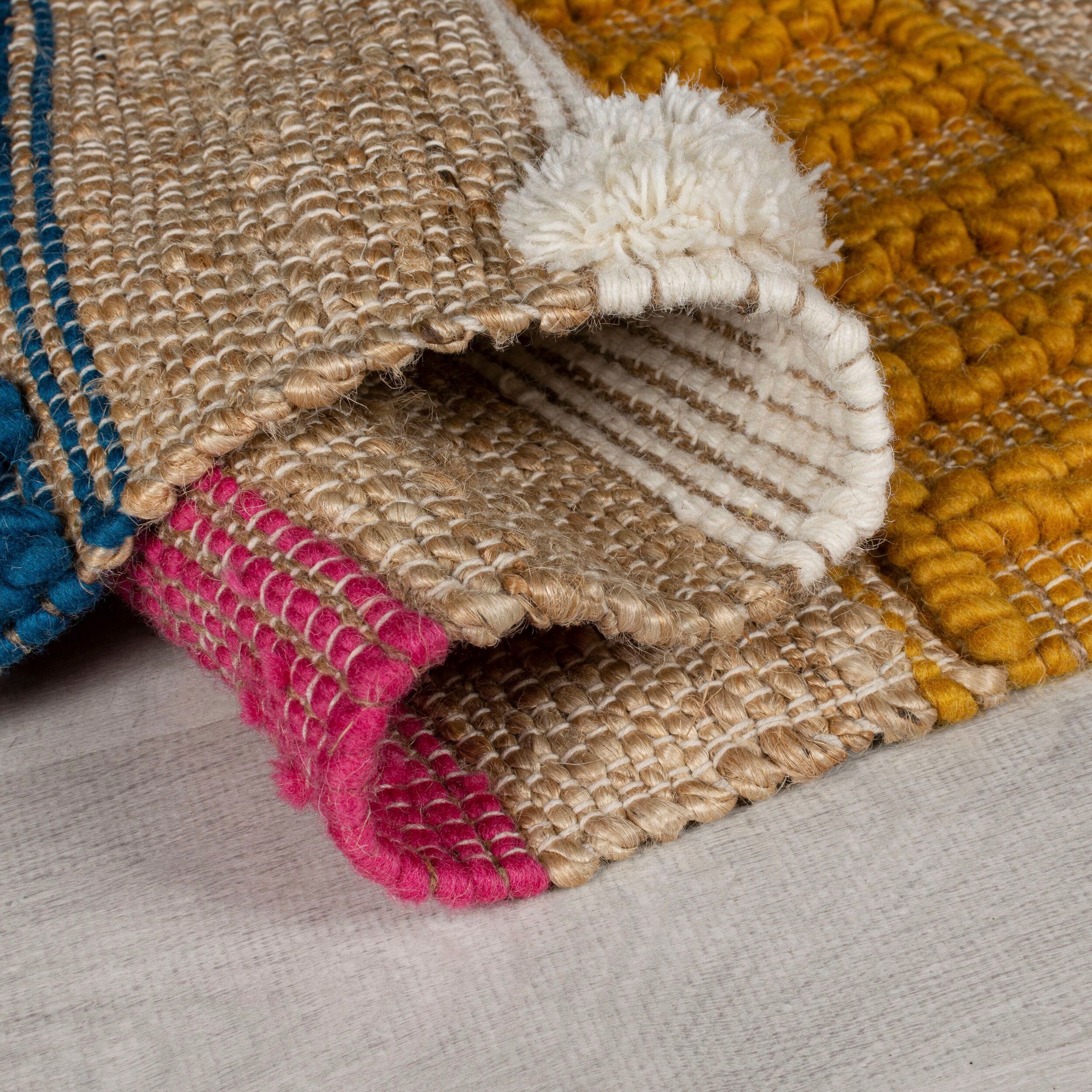 wie RUGS »Medina«, Teppich Naturfasern rechteckig, & | aus Jute BAUR Wolle FLAIR Boho-Look,