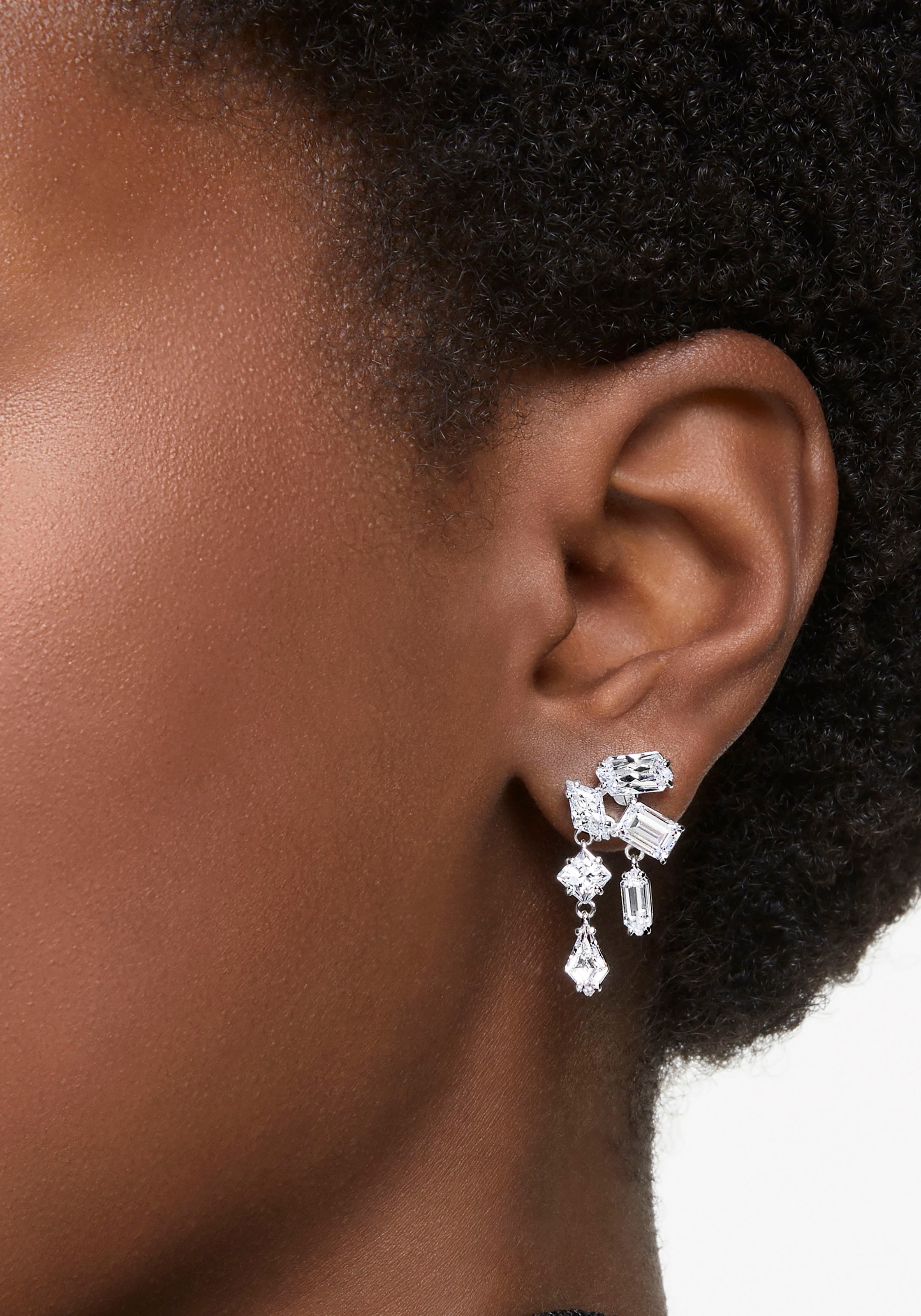 Swarovski Paar Ohrstecker »MESMERA, 5665825«, mit Swarovsi® Zirkonia (synth.)