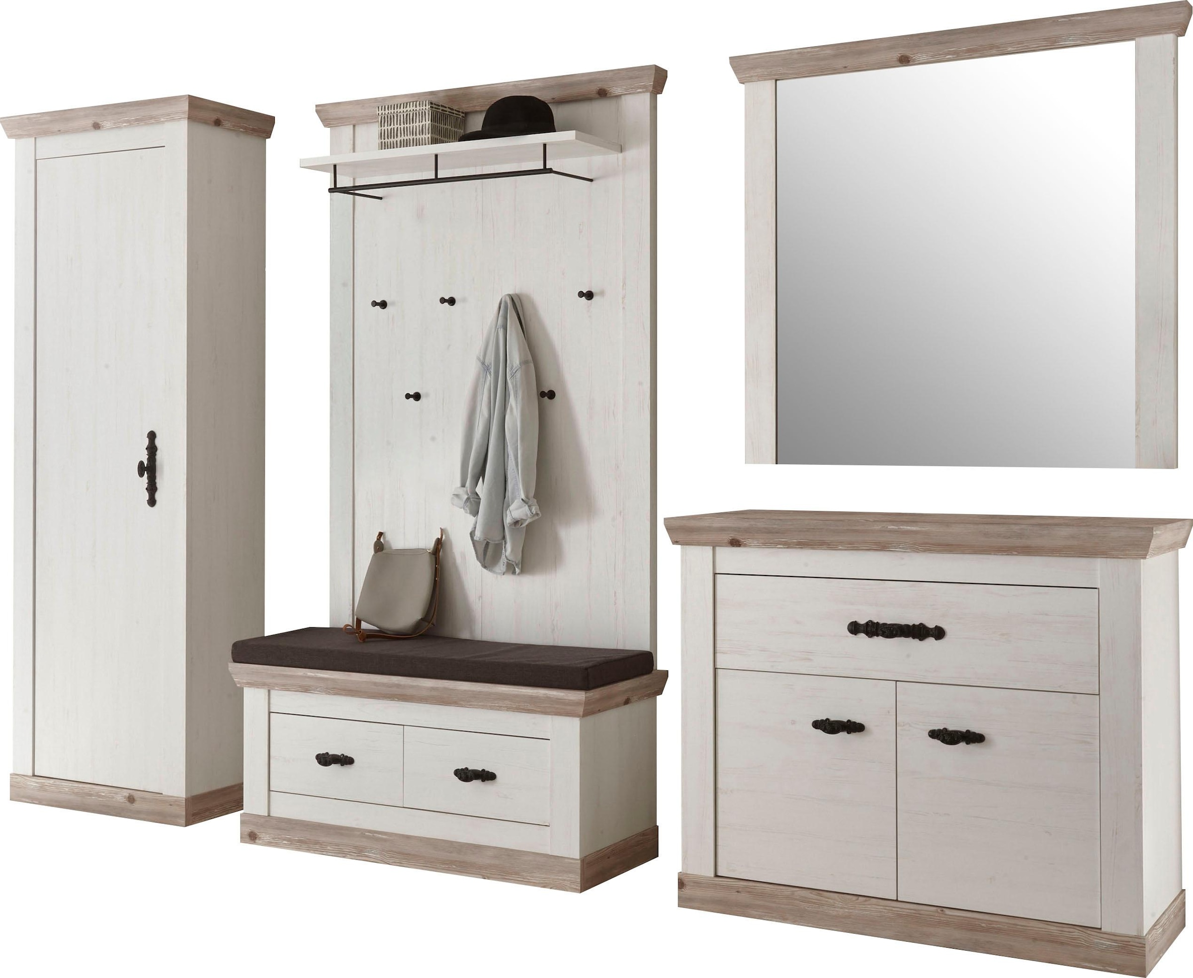 Home affaire Garderoben-Set "Florenz" 6 tlg. mit Kissen, 5 Stk. tlg. günstig online kaufen