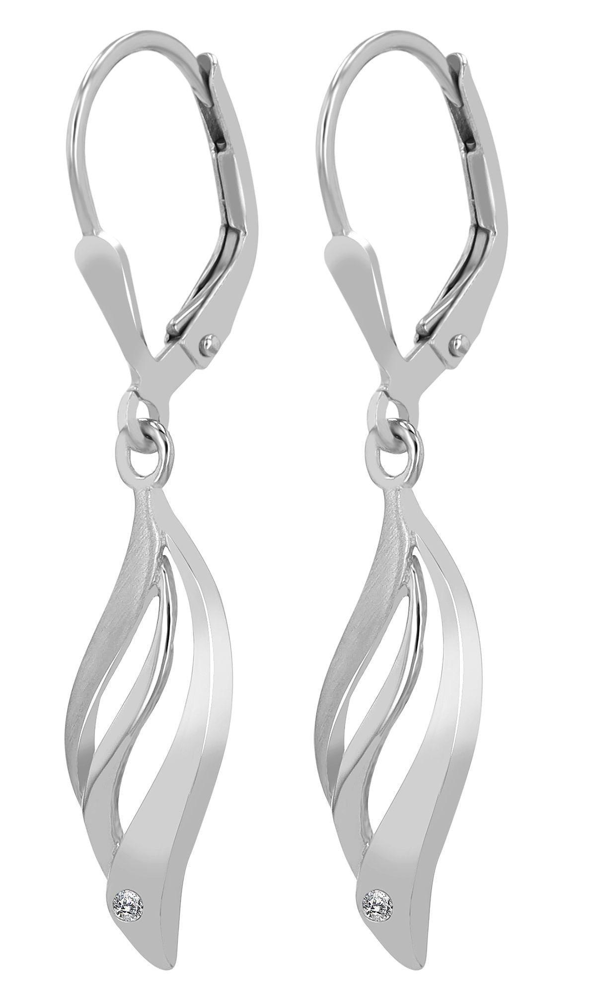 Adelia´s Paar Ohrhänger »Damen Ohrringe – Ohrhänger aus 925 Silber« Perfekt als Geschenk zum Weihnachten