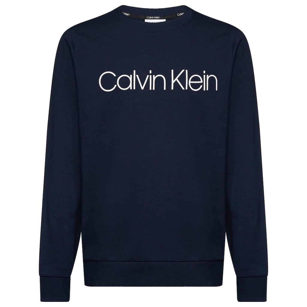 Herrenmode Pullover & Sweatshirts Calvin Klein Sweatshirt »COTTON LOGO SWEATSHIRT« navy