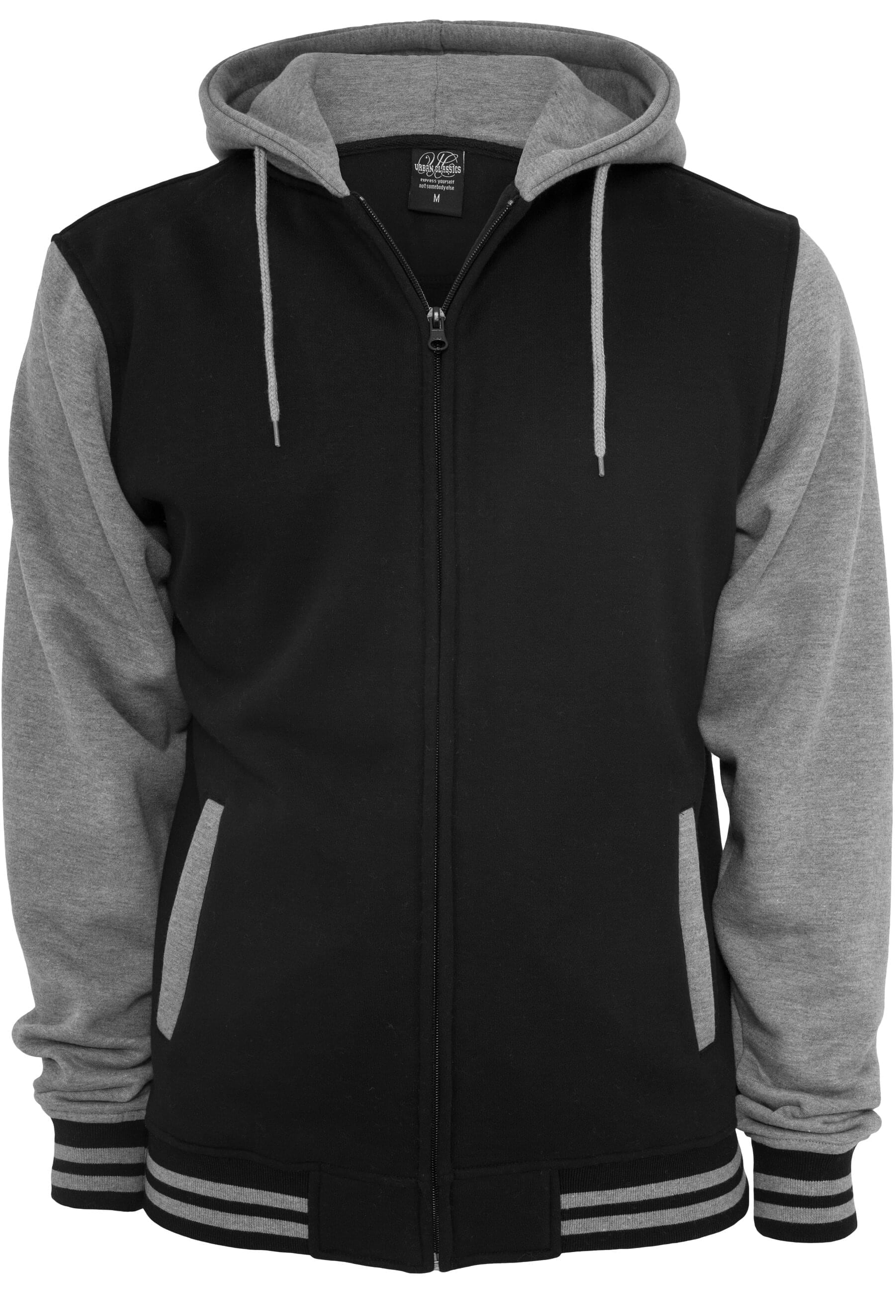 URBAN CLASSICS Sweatjacke "Urban Classics Herren 2-tone Zip Hoody" 1 Stk. t günstig online kaufen