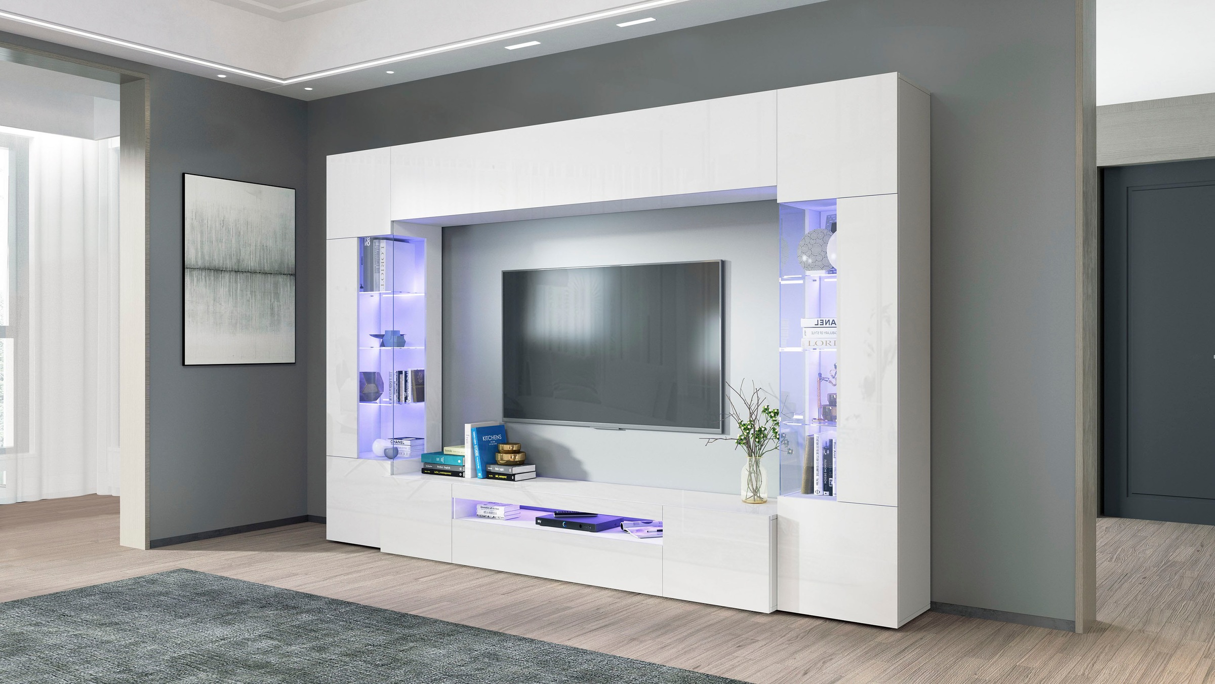 Thumbnail - INOSIGN Wohnwand "New Egypt" Breite 290cm, 4 Stk. tlg.