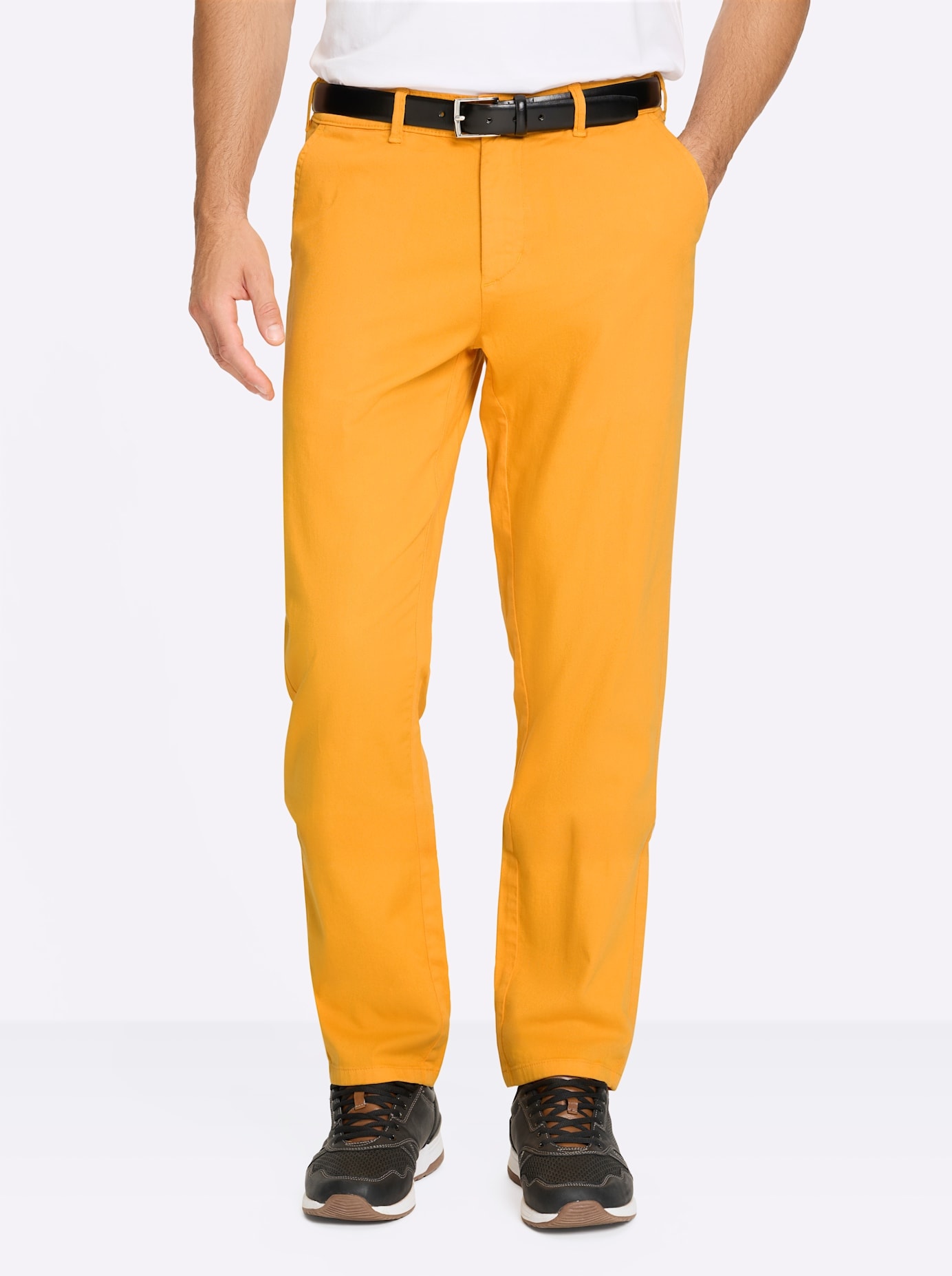 CATAMARAN Herren Chinohoseocker, Gr. 48, unifarben, 98% Baumwolle, 2% Elasthan, Hosen