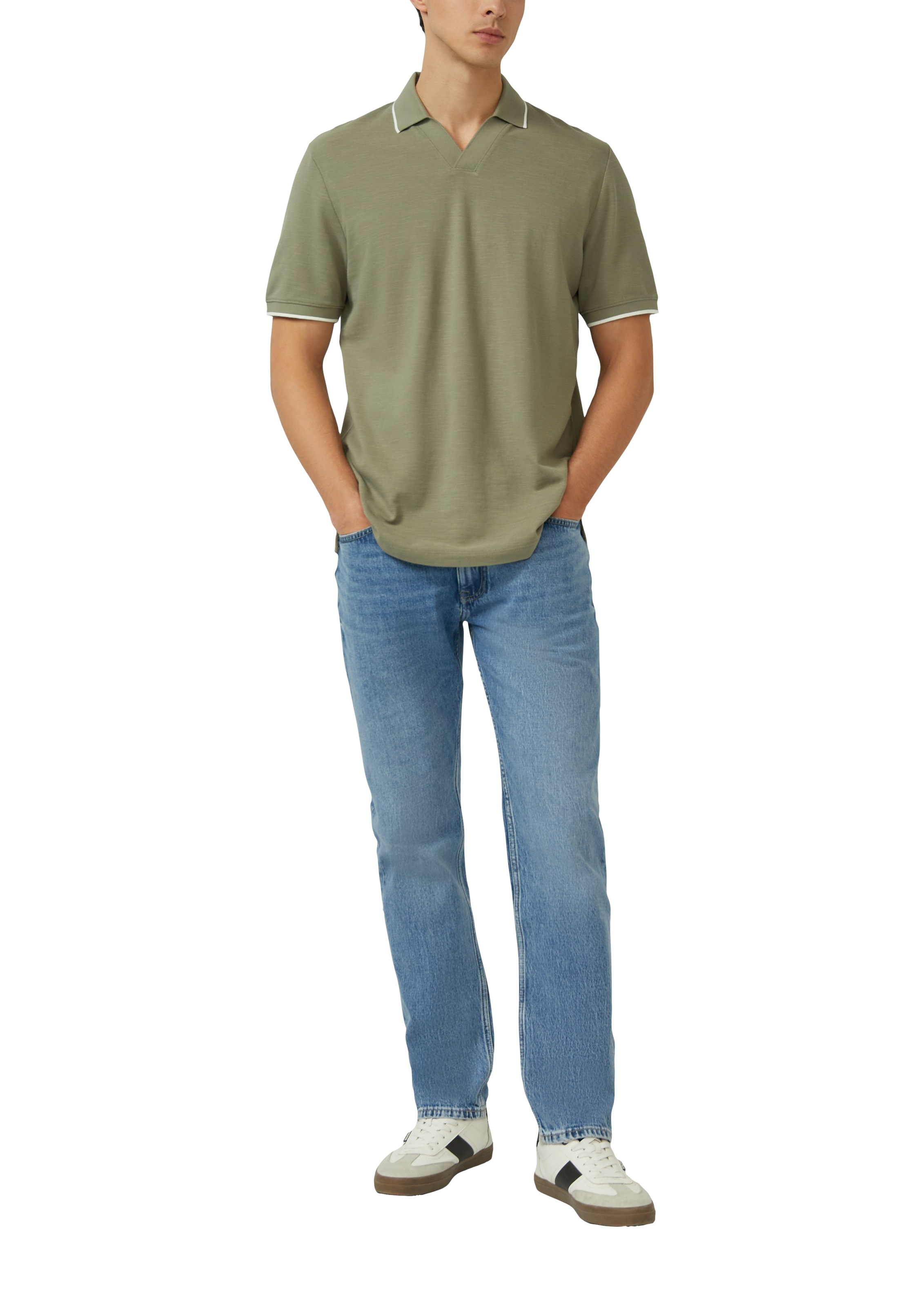 s.Oliver Kurzarmshirt mit Polokragen günstig online kaufen