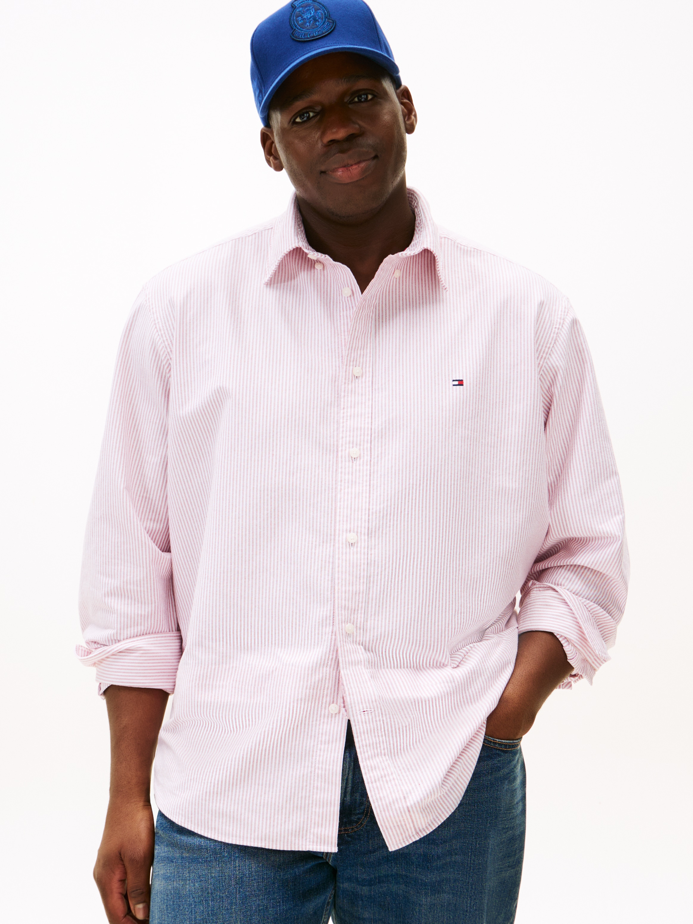 Tommy Hilfiger Big & Tall Langarmhemd "BT - HERITAGE OXFORD STRIPE" günstig online kaufen