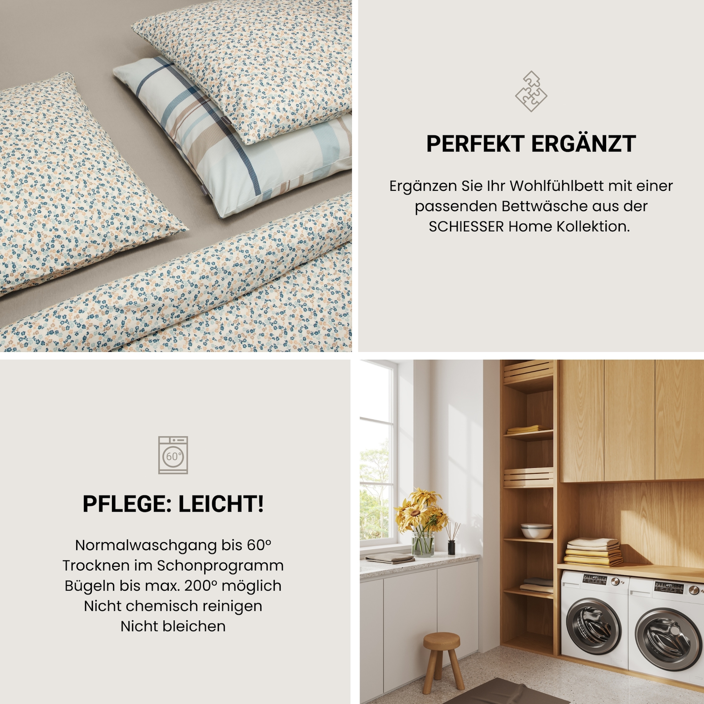 Schiesser Spannbettlaken »Flexi aus 95% Baumwolle und 5% Elastahan in Premium-Qualität«, für hohe Matratzen und Boxspringbetten geeignet, Made in Green