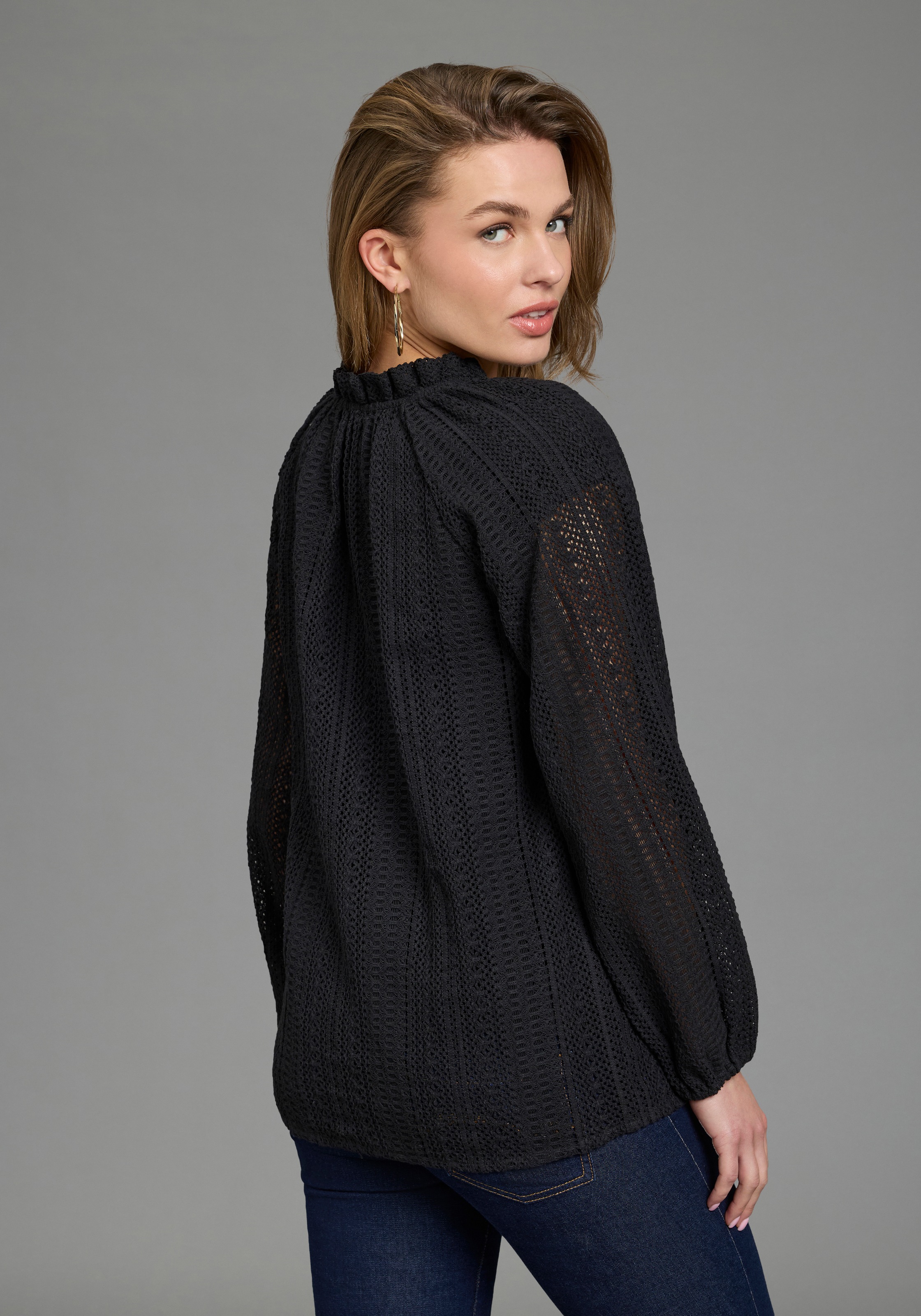 Laura Scott Shirtbluse für Partymode und Festtagsmode, aus Baumwolle günstig online kaufen