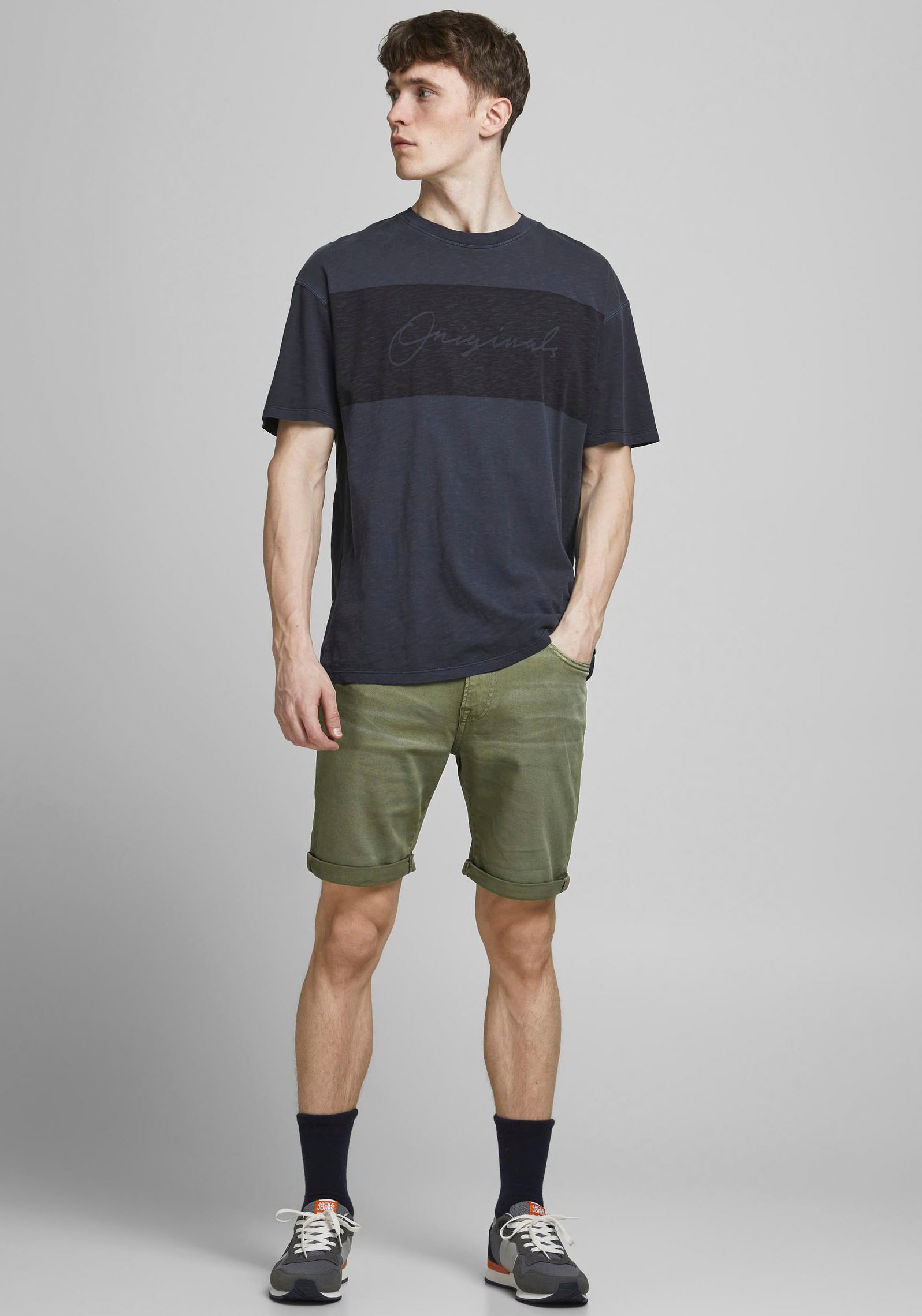 Jack & Jones Jeansshorts »JPSTRICK JJICON SHORTS AMA SN«