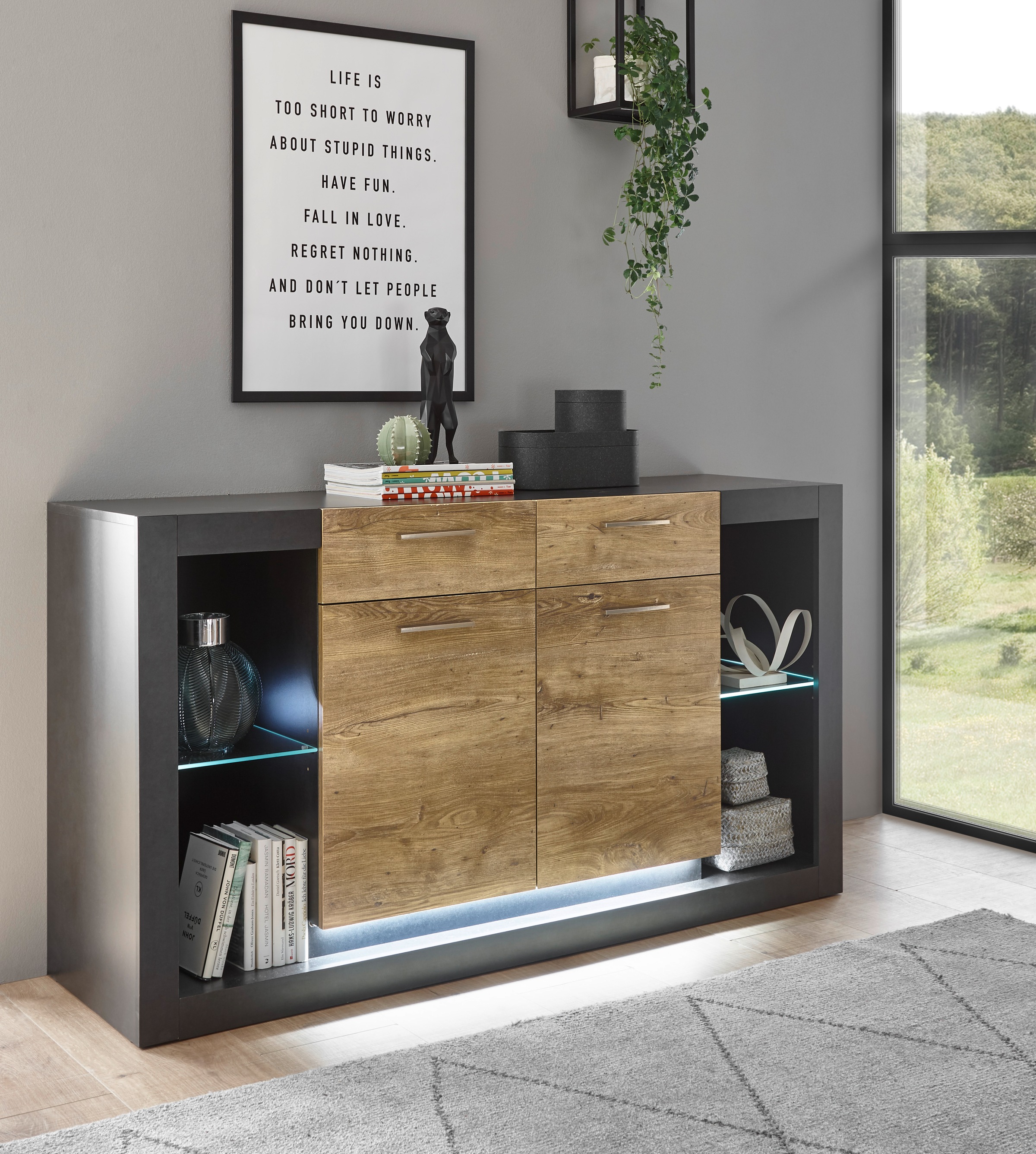 Places of Style Sideboard TAMARA, Hochwertige Verarbeitung