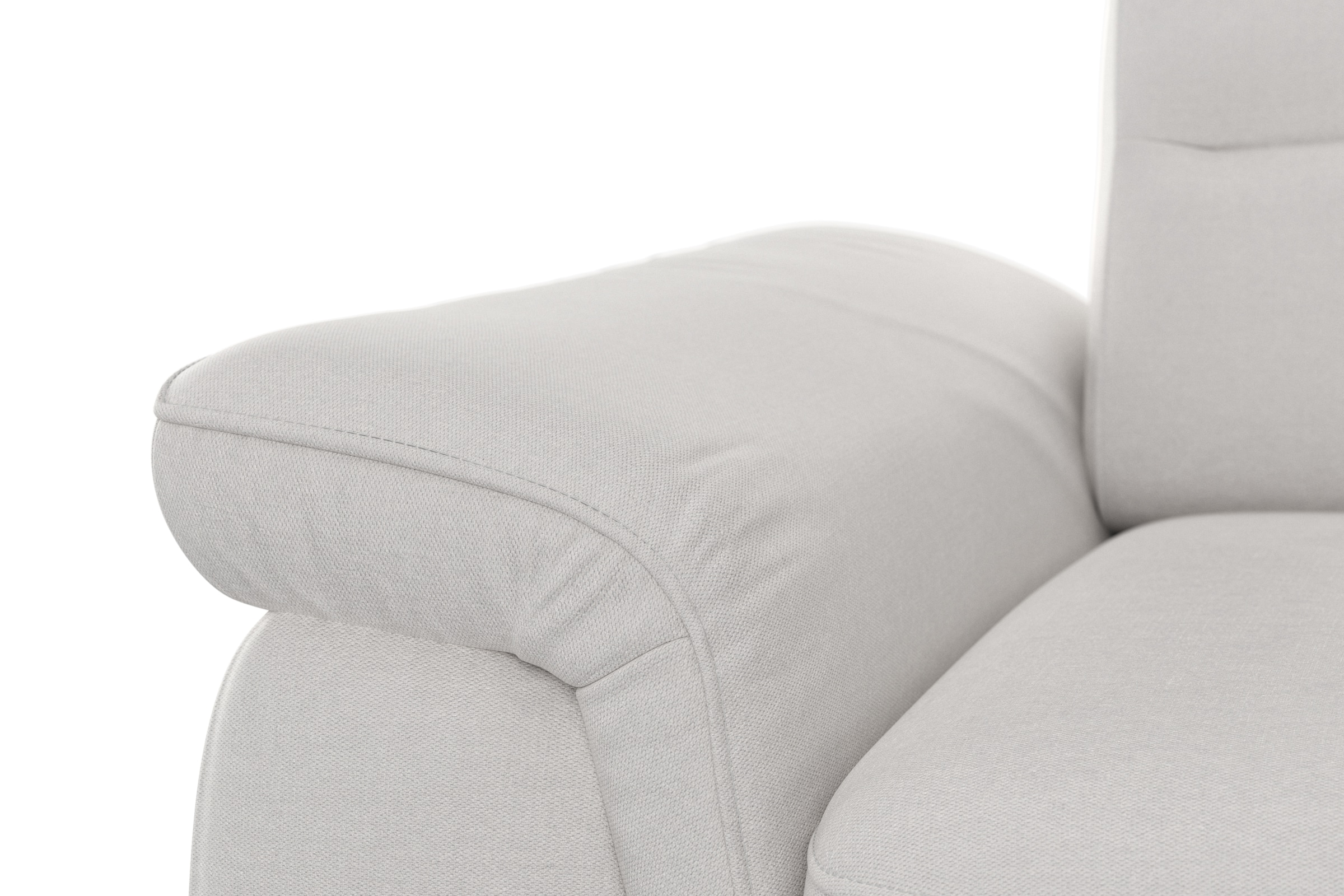 sit&more Ecksofa »Sinatra L-Form«, mit Ottomane, optional mit Kopfteilverstellung und Armteilfunktion