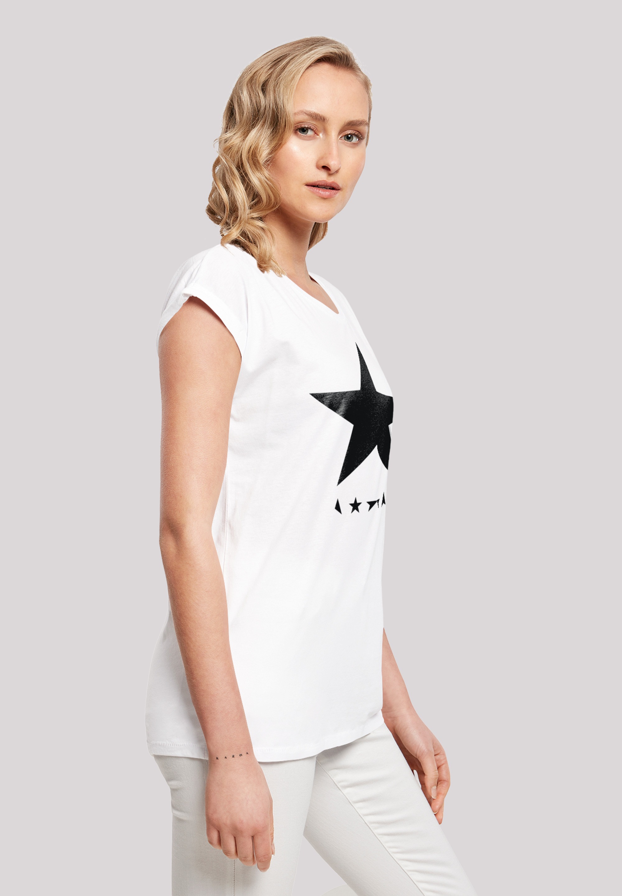 F4NT4STIC T-Shirt »David Bowie Star Logo«, Print