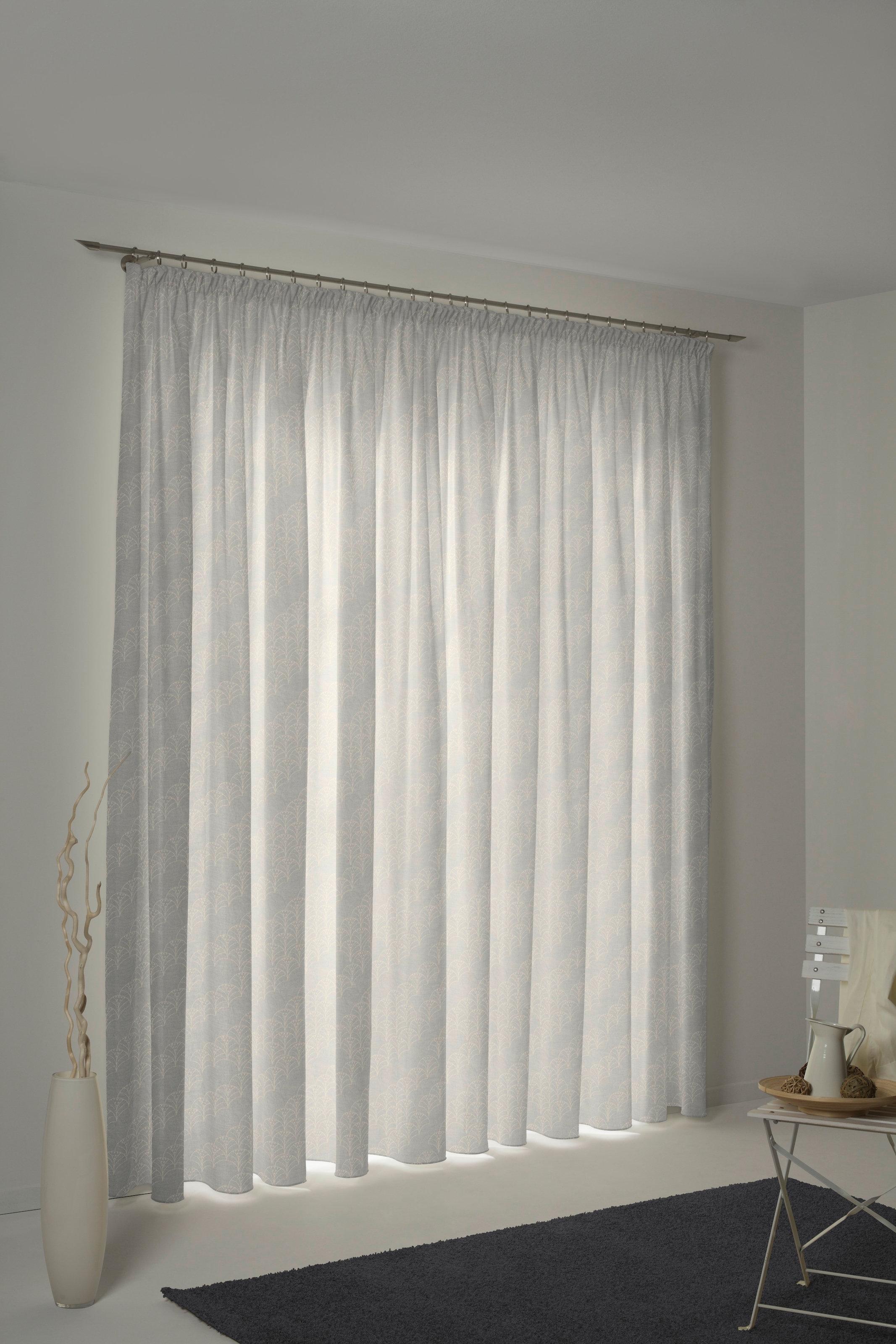 Adam Vorhang "Argentinian Criolla Light" Kräuselband 1 Stk. tlg. aus 100% B günstig online kaufen