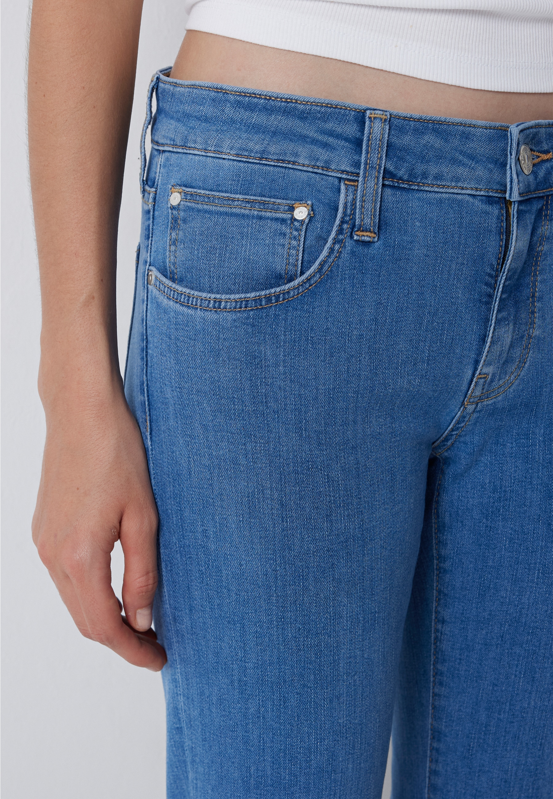 Mavi Bootcut-Jeans »BELLA MID-RISE« Bootcut Jeans