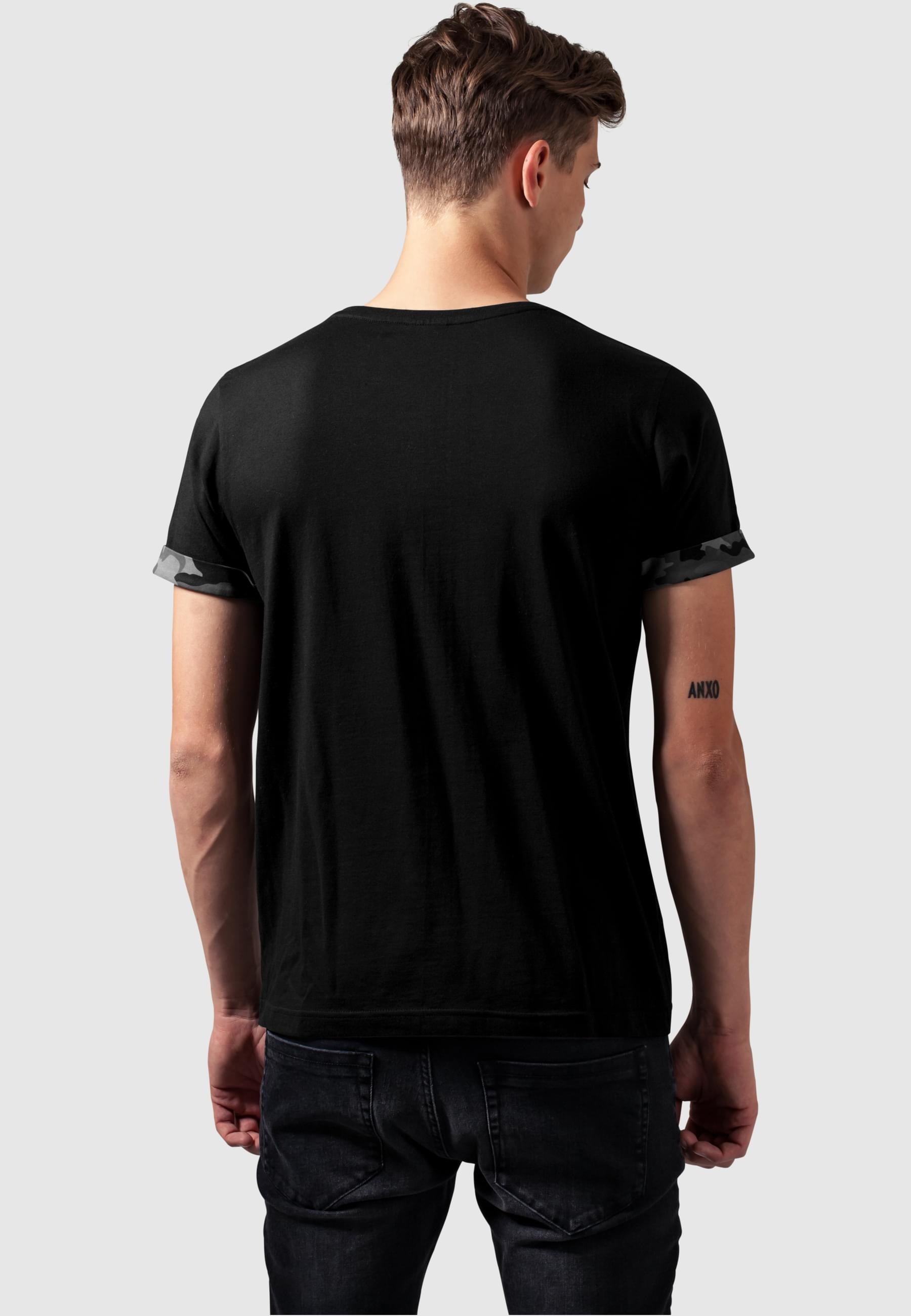 URBAN CLASSICS T-Shirt »Urban Classics Herren Camo Contrast Pocket Tee«, (1 tlg.)