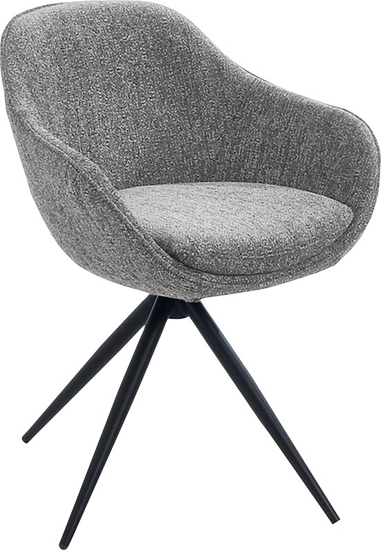K+W Komfort & Wohnen Drehstuhl "ZOOM" () 4-Fuß Drehstuhl mit Gestell aus Me günstig online kaufen