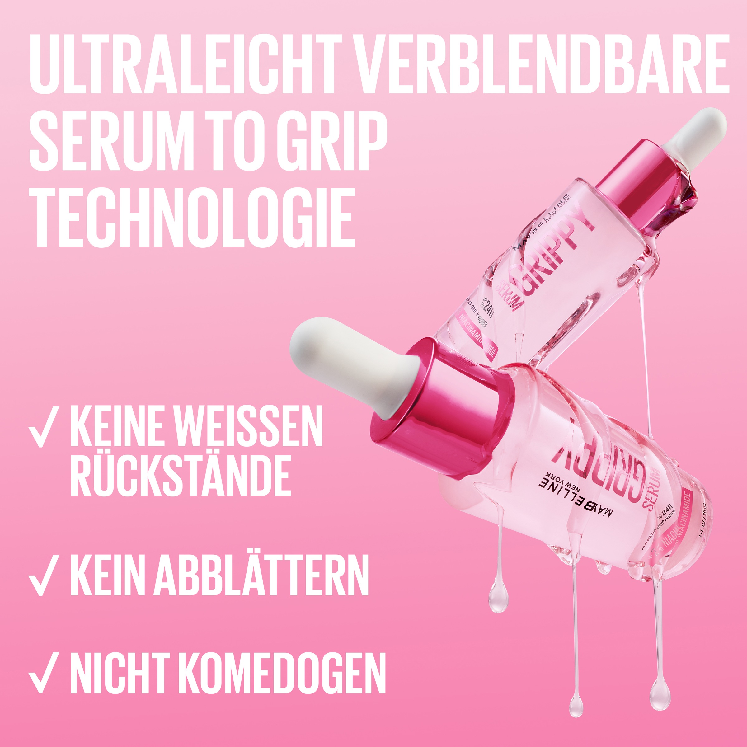 MAYBELLINE NEW YORK Primer »Maybelline New York Grippy Serum Primer« mit Niacinamid