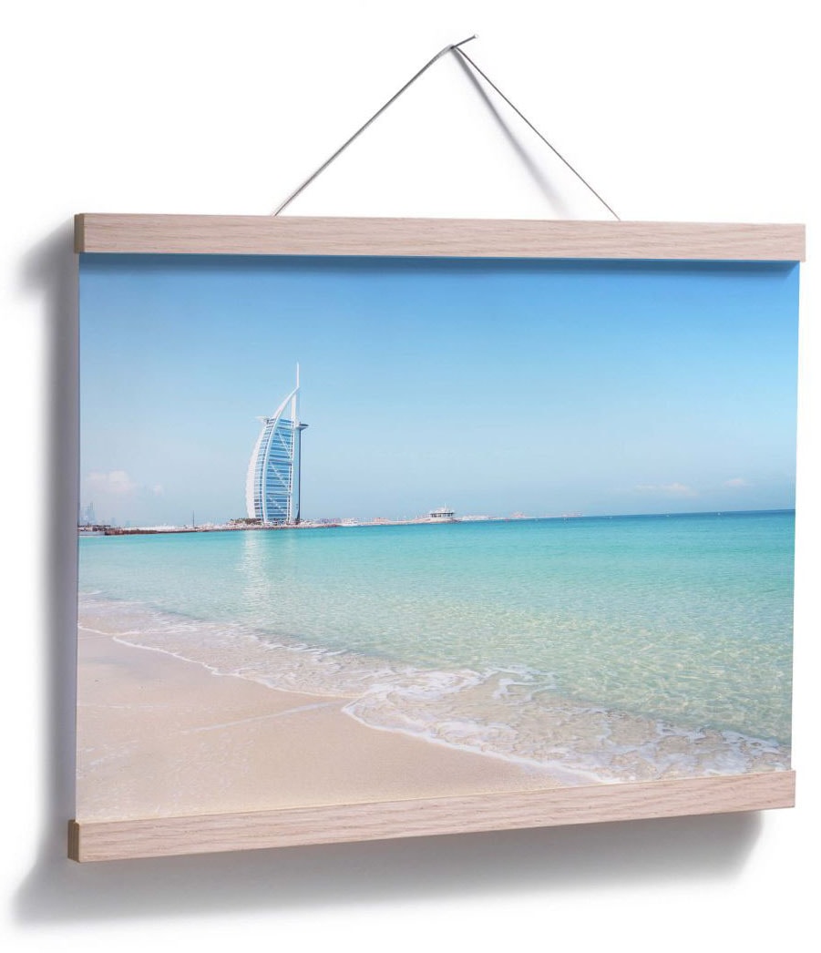 Wall-Art Dubai«, Poster, BAUR Wandposter | Colombo Wandbild, bestellen St.), (1 Poster Strand Strand, Bild, »Poster