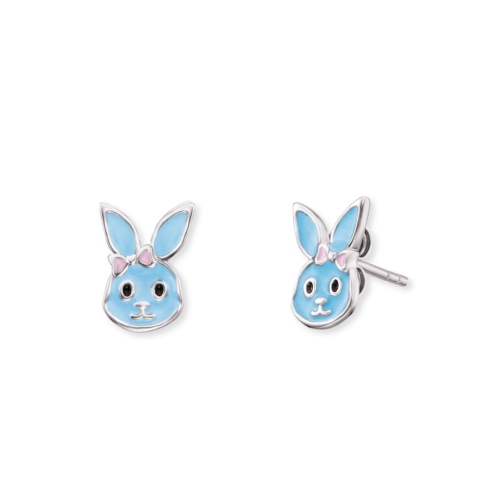 Herzengel Paar Ohrstecker »Hase, HEE-BUNNY«, mit Emaille