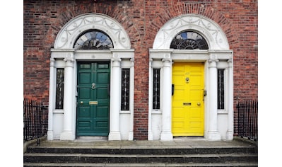 Fototapete »Dublin Türen«