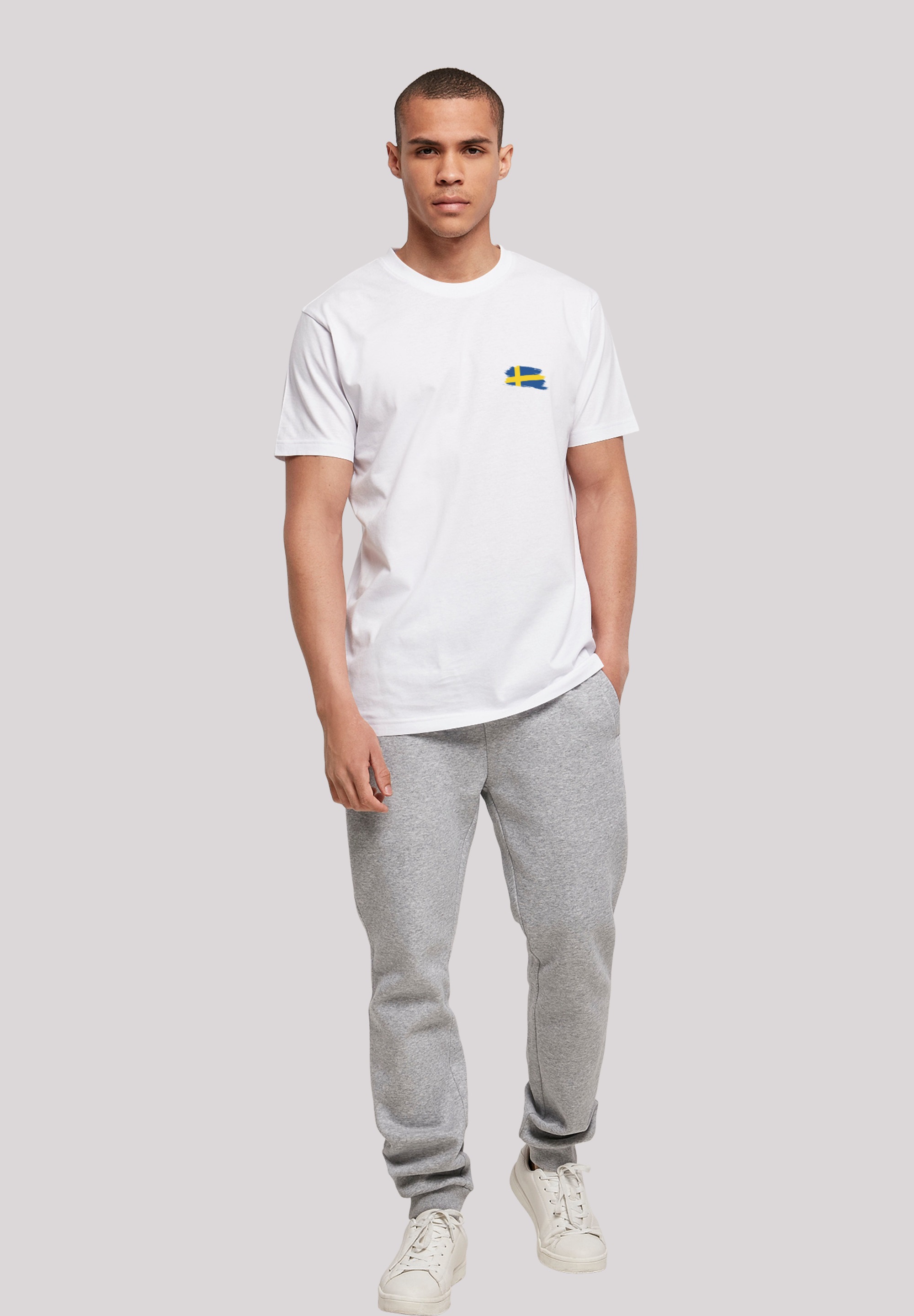 F4NT4STIC T-Shirt »Schweden Flagge Sweden«, Print
