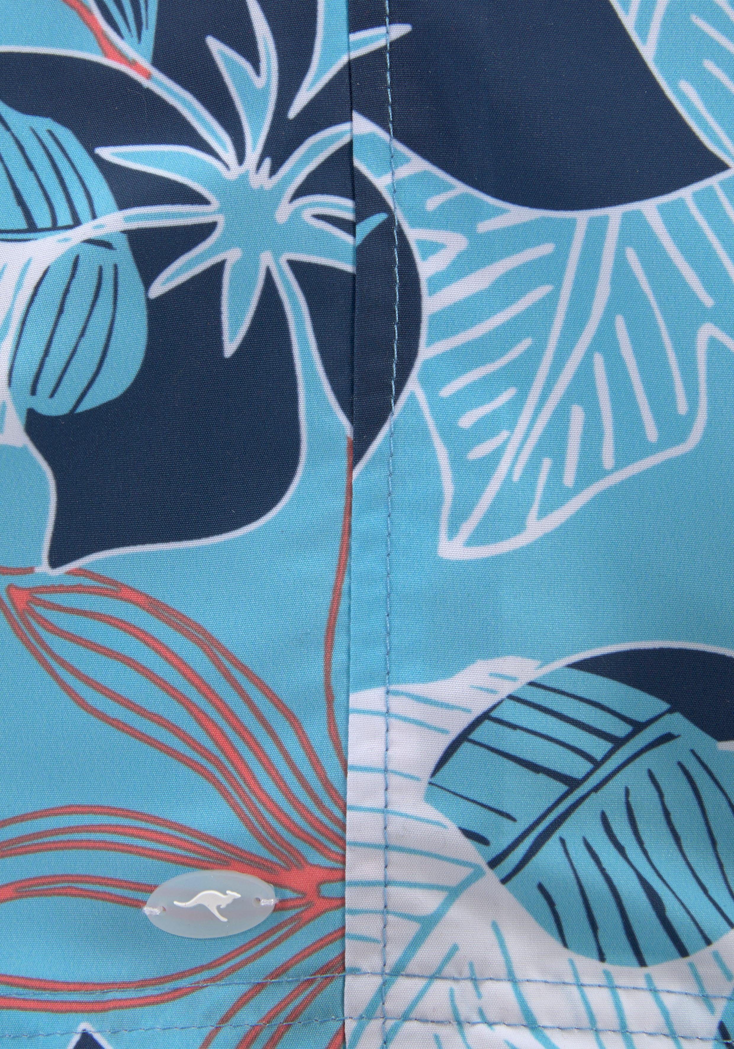 Thumbnail - KangaROOS Badeshorts "Moloka Kids" mit Hawaiiprint