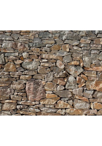 Komar Vliestapete »Stone Wall« 300x250 cm (B...