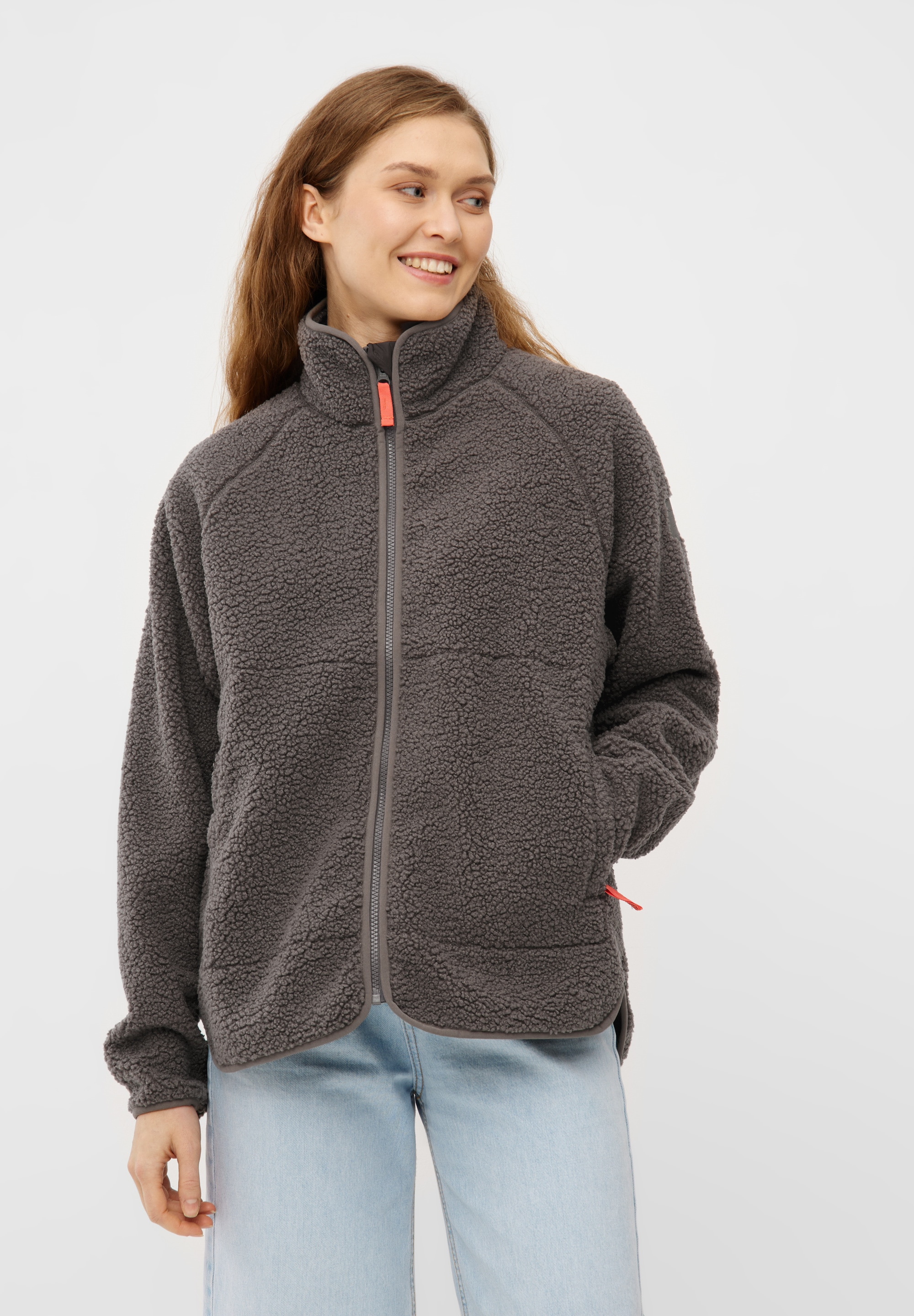 Derbe Fleecejacke »Kuschelby«, Kuschelige Damen Fleece Jacke aus nachhaltigen Materialien