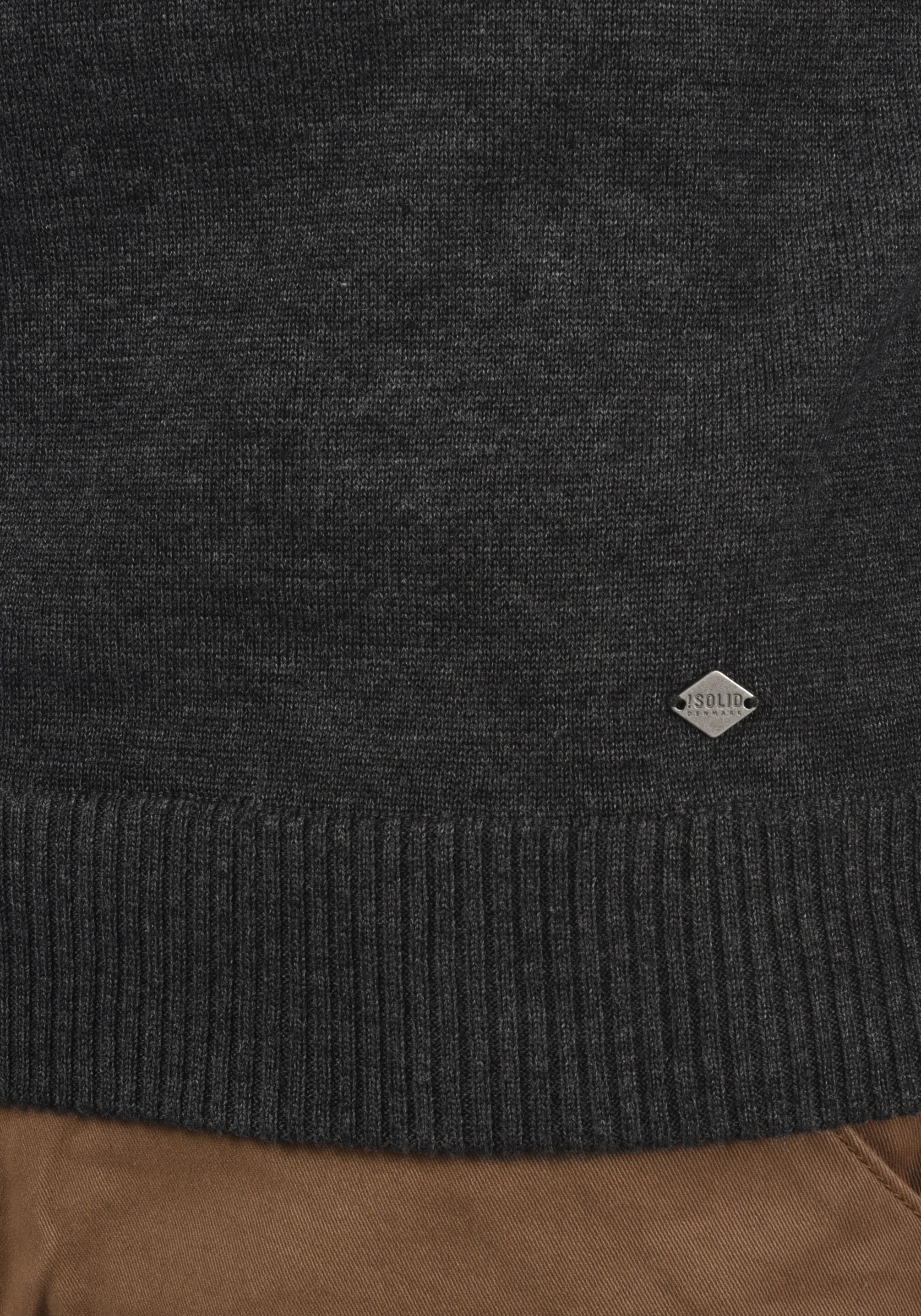 !Solid Strickfleece-Pullover »Strickpullover SDBarima«