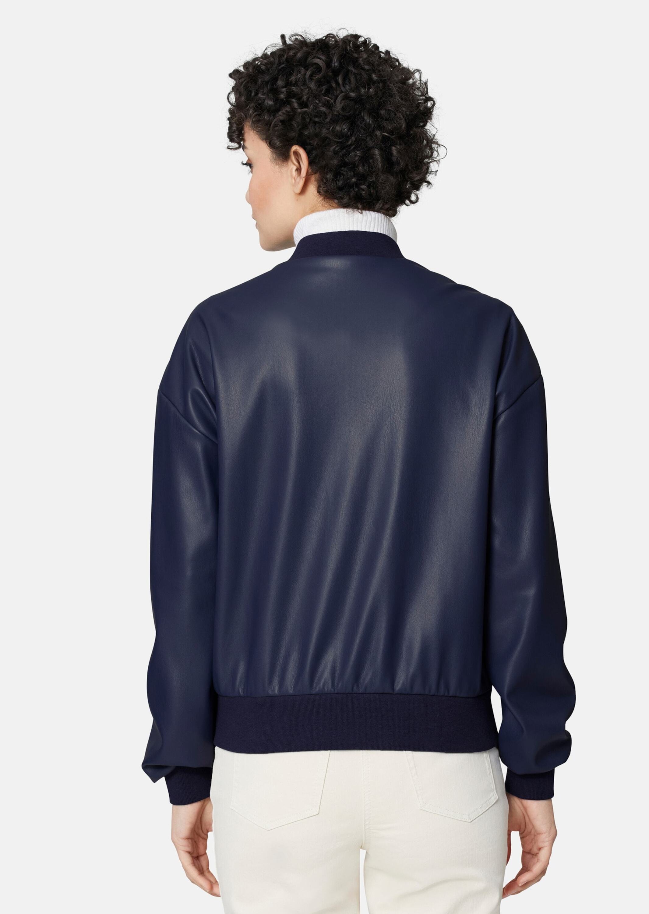 MADELEINE Outdoorjacke »Jacke Bomberjacke in cooler Leder-Optik«