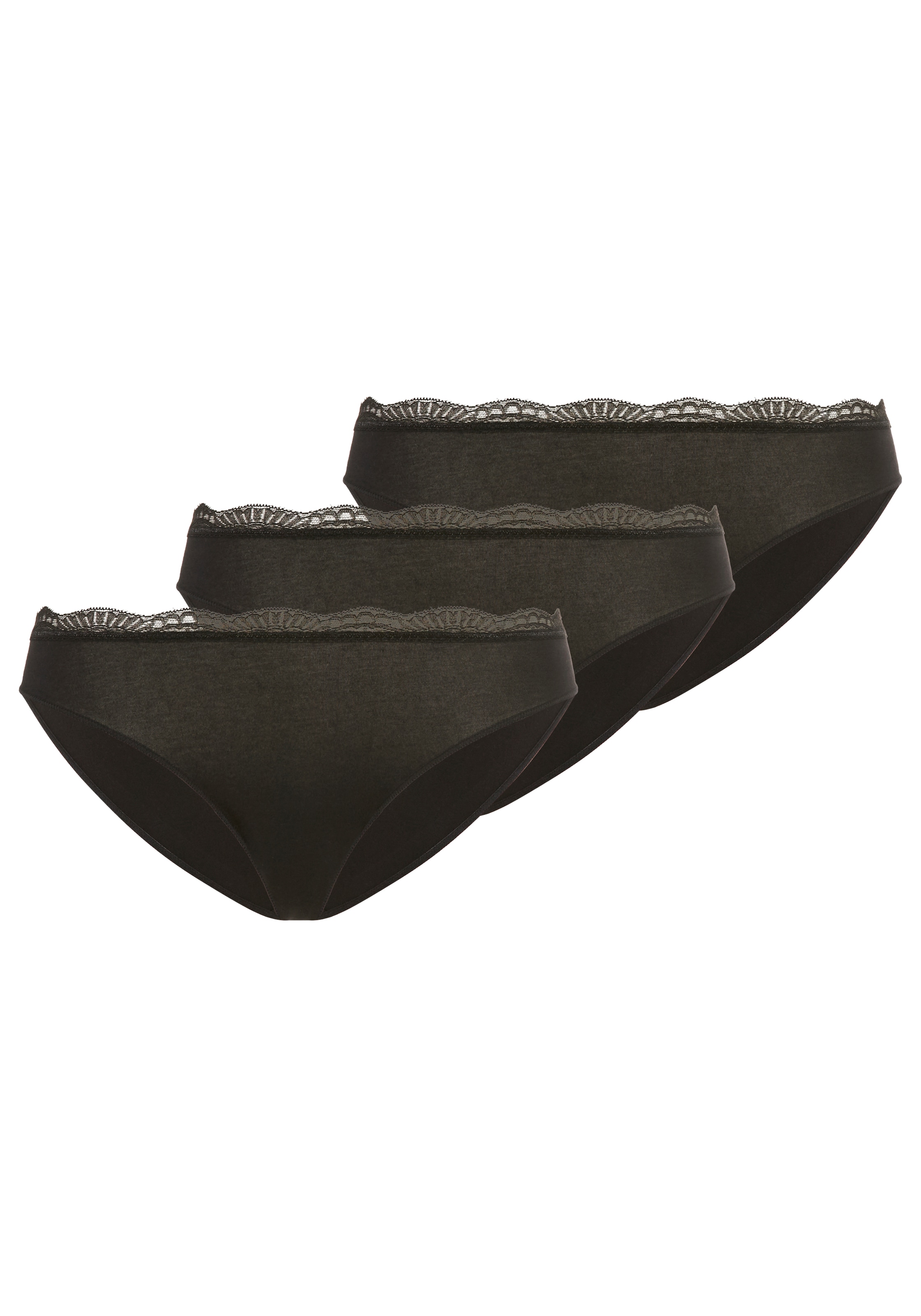 YSABEL MORA Minislip "BASIC COLLECTION COTTON WITH LACE", mit feiner Spitze günstig online kaufen